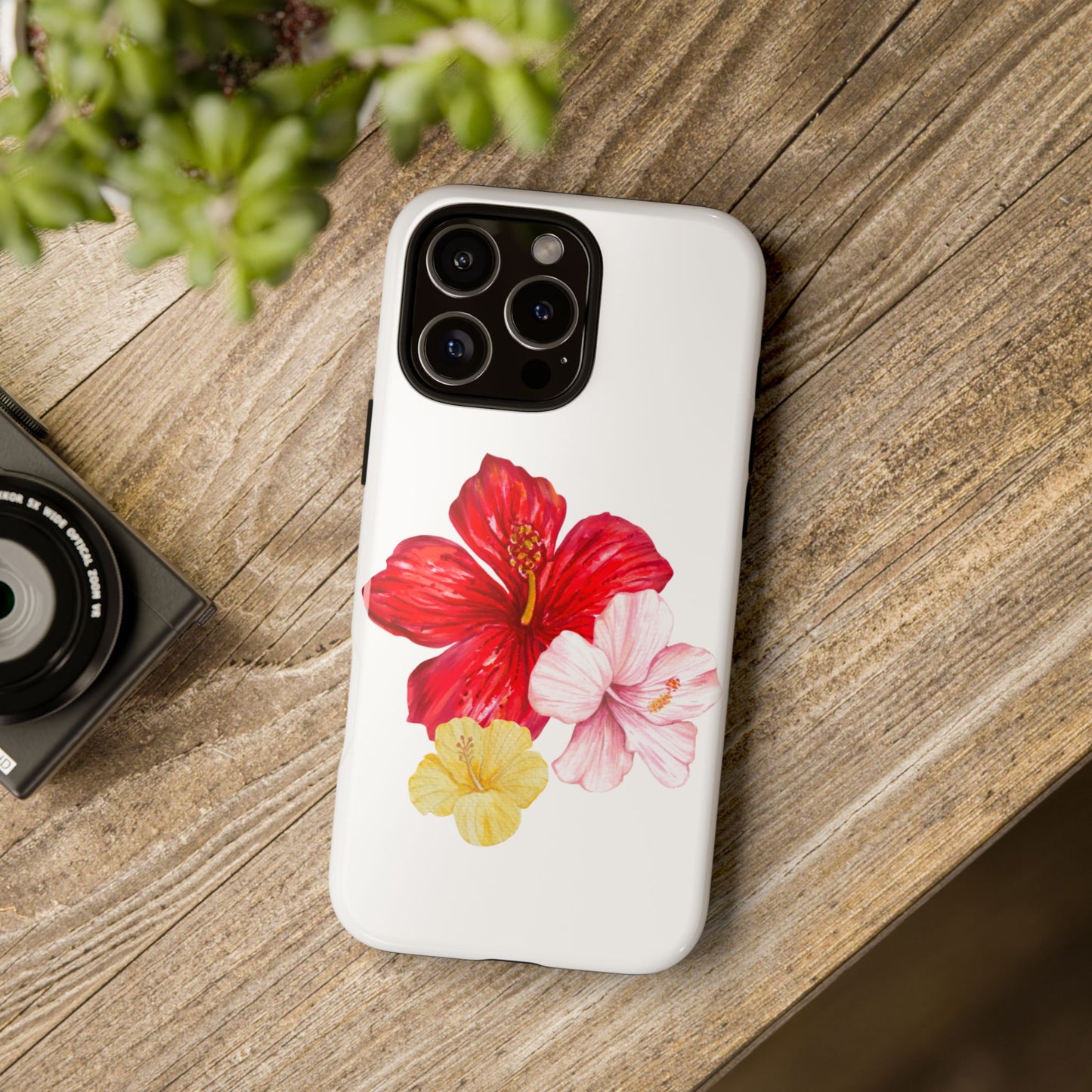 iPHONE Hibiscus Tough Cases l Tropical Vibe