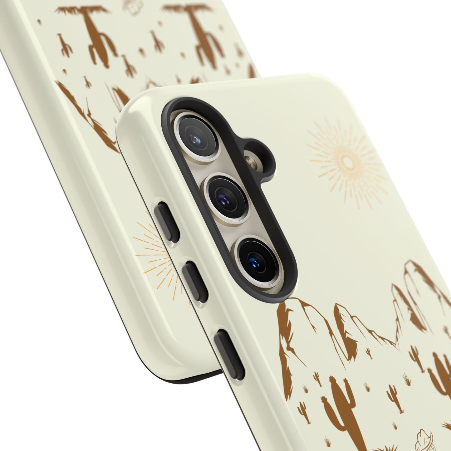 SAMSUNG Cowboy Riding into the Sunset Tough Phone Case
