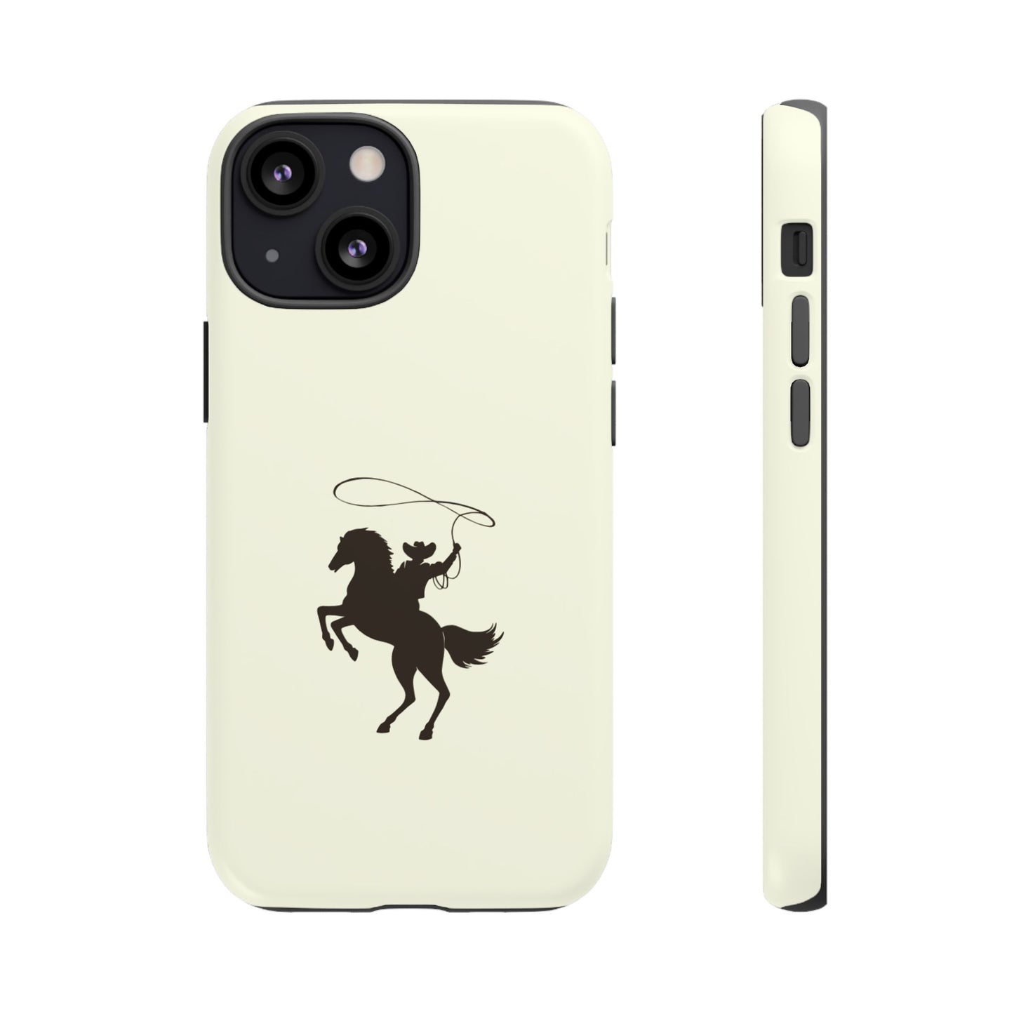 iPHONE Western Horse Rider Phone Case l Durable Phone Cover, Cowboy Style, Tough Case