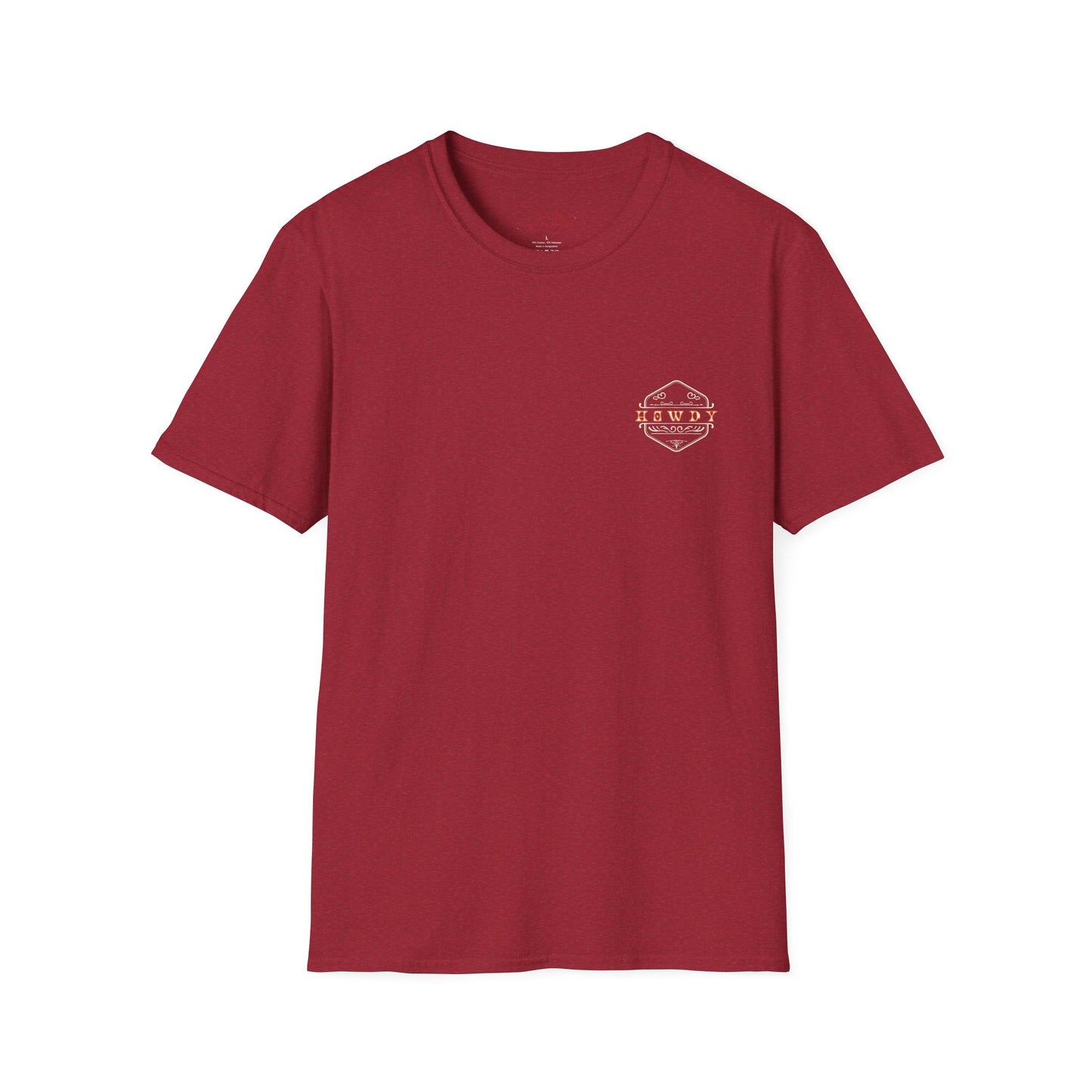 Howdy Cowboy Graphic Tee - Unisex Softstyle T-Shirt