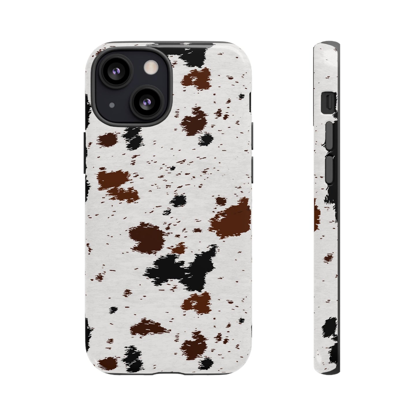 iPHONE Cow Print Tough Phone Case l GIFT FOR HIM AND HER