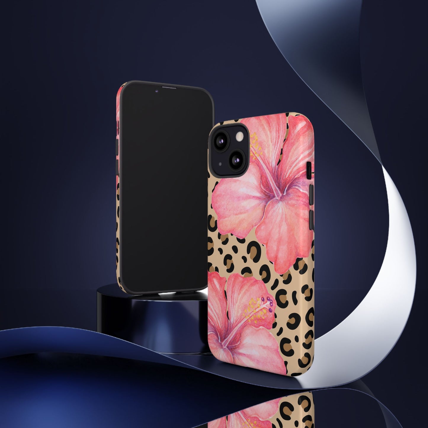 Leopard and Hibiscus iPHONE Tough Cases l Perfect for the Summer