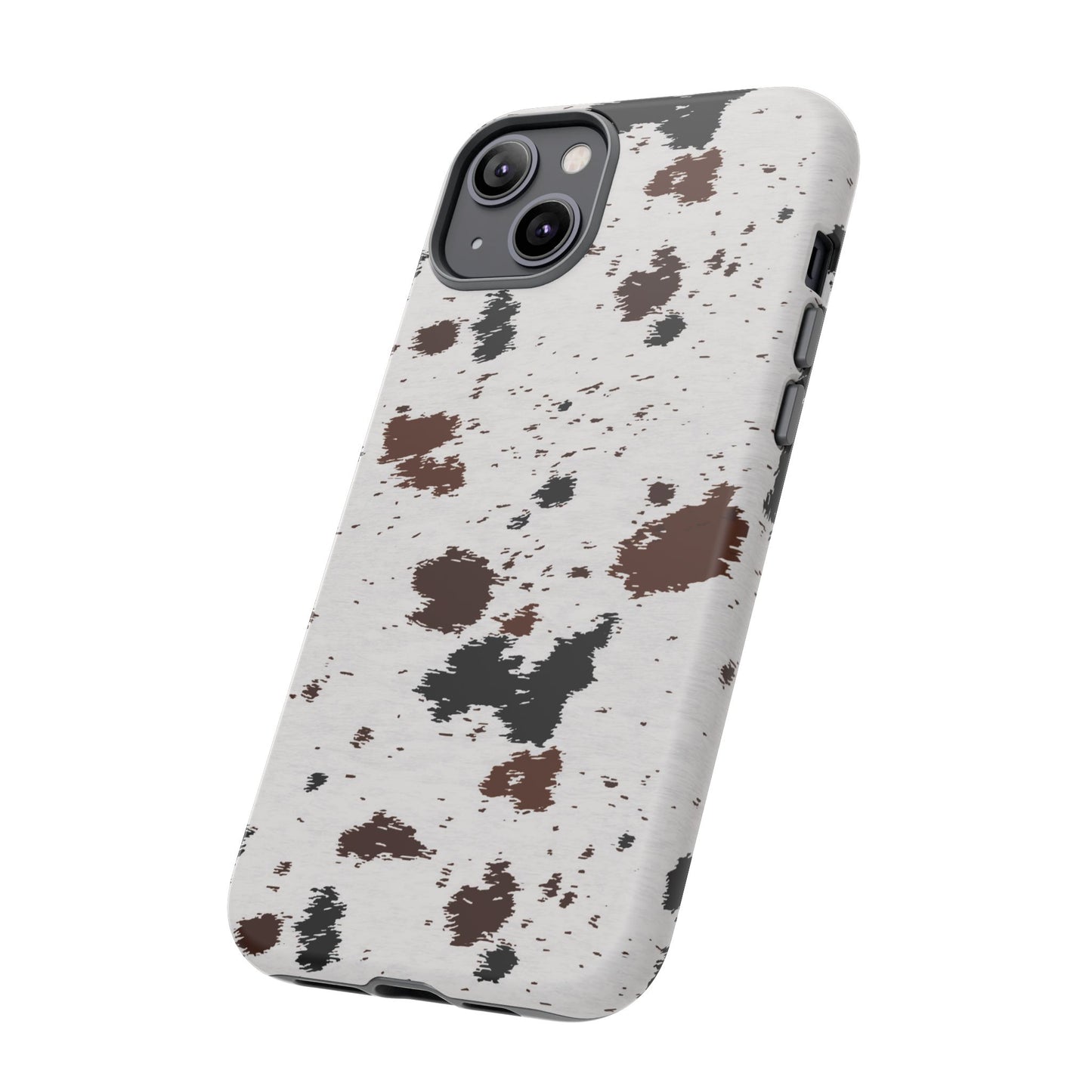 iPHONE Cow Print Tough Phone Case l GIFT FOR HIM AND HER