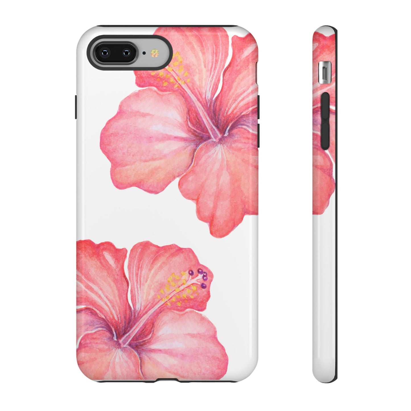 iPHONE Hibiscus Tough Case l Summer Vibe Mobile Case