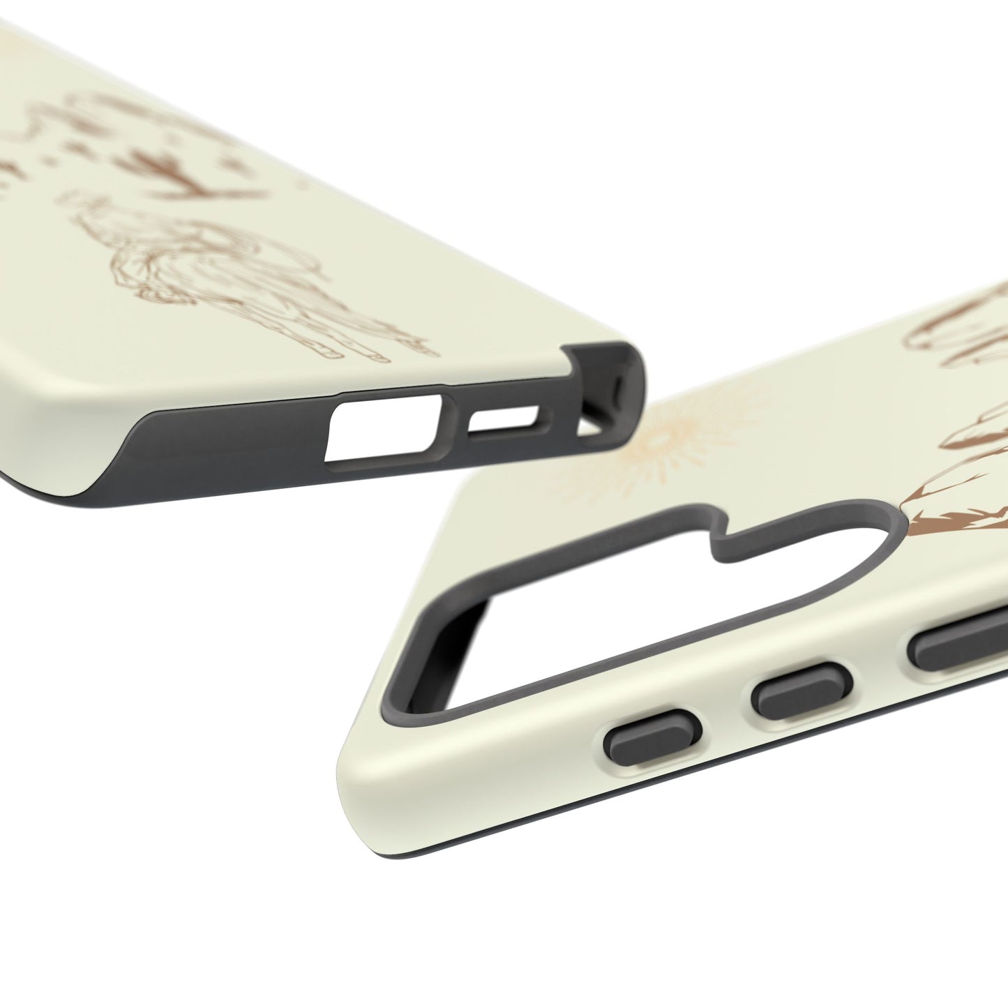 SAMSUNG Cowboy Riding into the Sunset Tough Phone Case