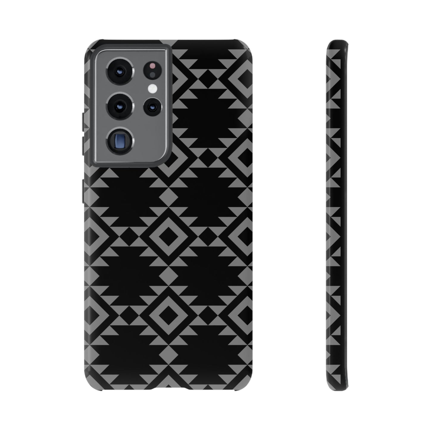 SAMSUNG Tribal Pattern Black and Grey Tough Phone Case | MADE FOR HIM AND HER