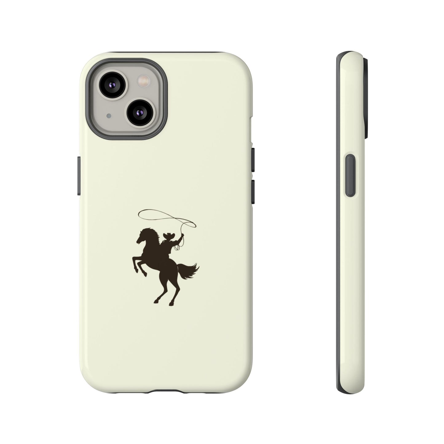iPHONE Western Horse Rider Phone Case l Durable Phone Cover, Cowboy Style, Tough Case