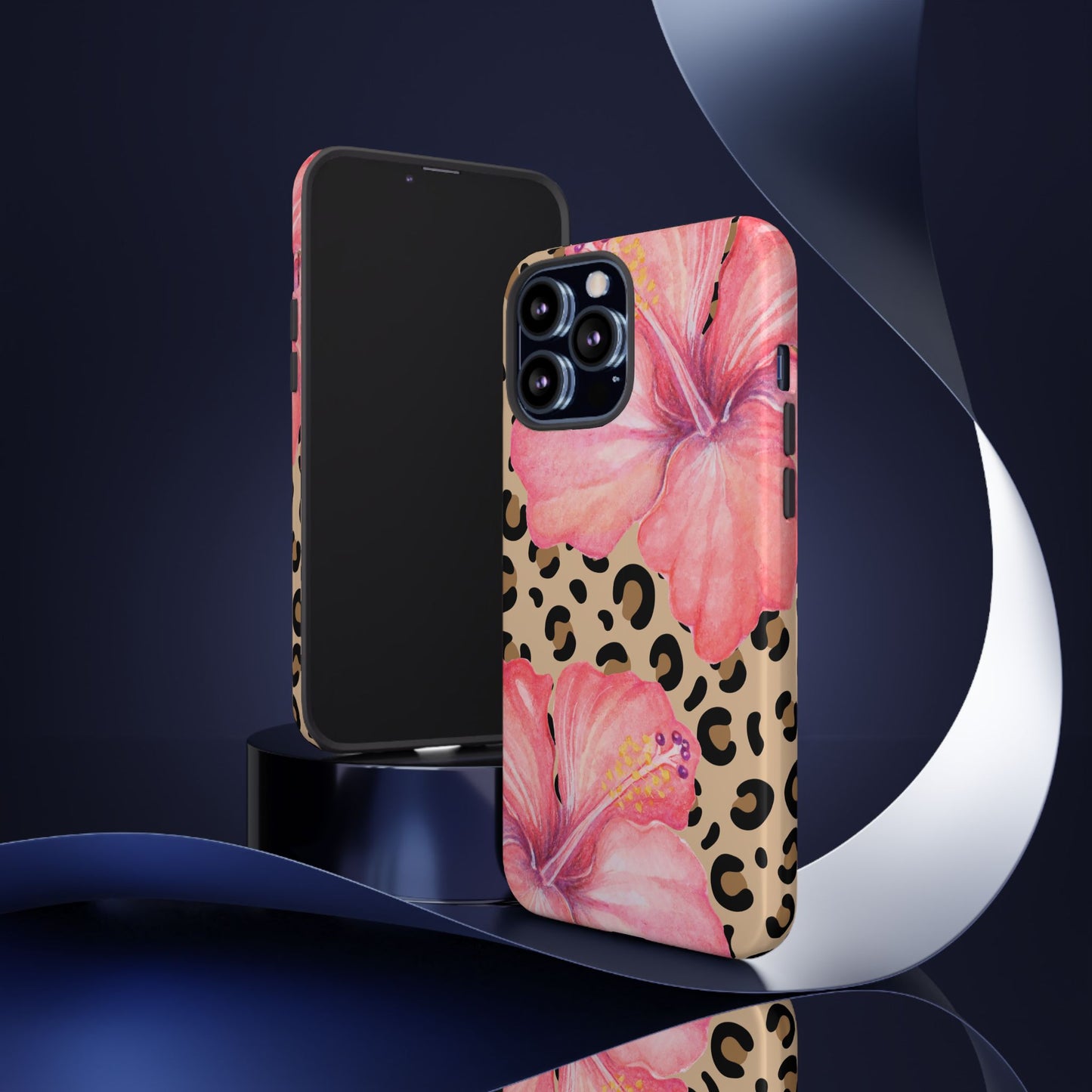 Leopard and Hibiscus iPHONE Tough Cases l Perfect for the Summer