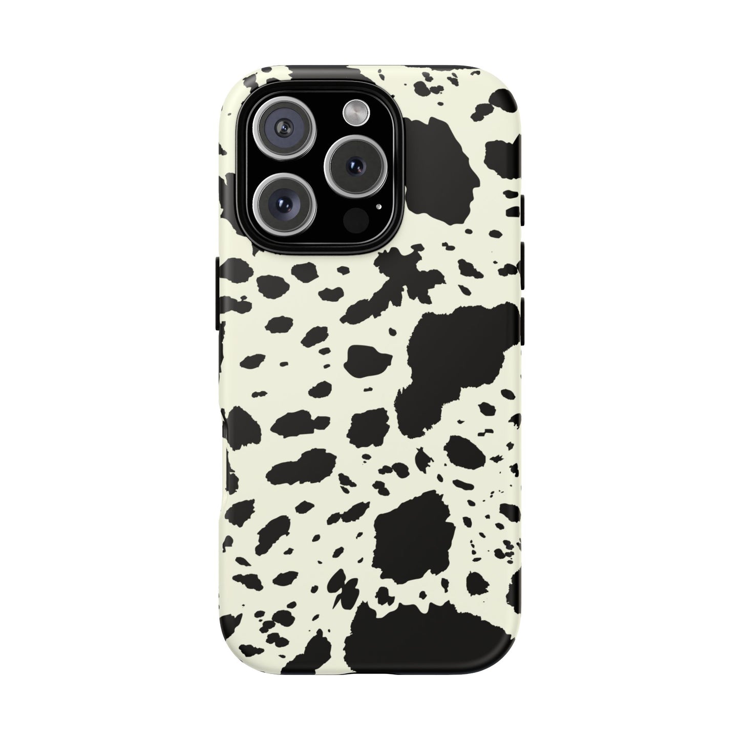 iPHONE Cow Print Tough Phone Cases l Durable Protection