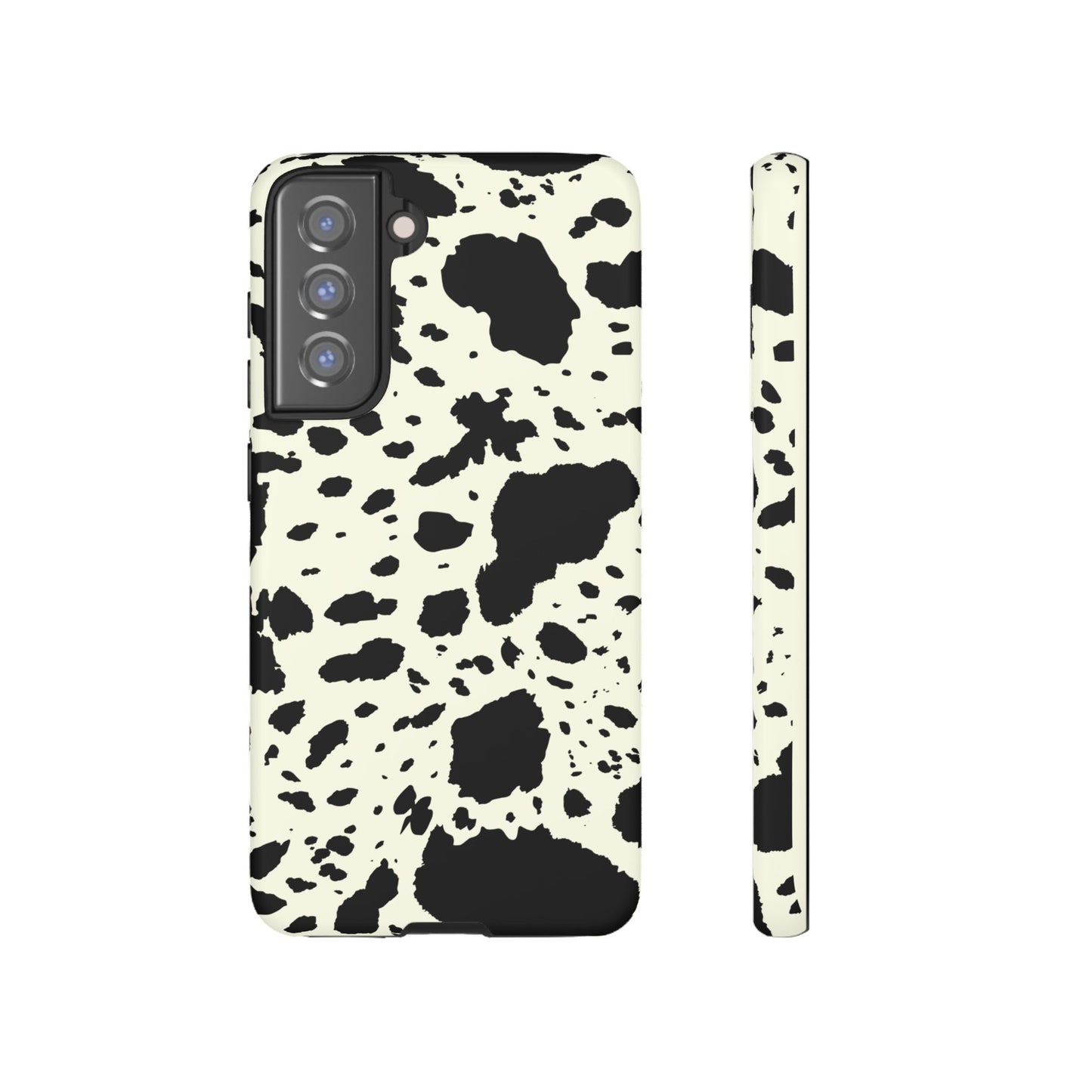 SAMSUNG Cow Print Tough Phone Cases l Durable Protection