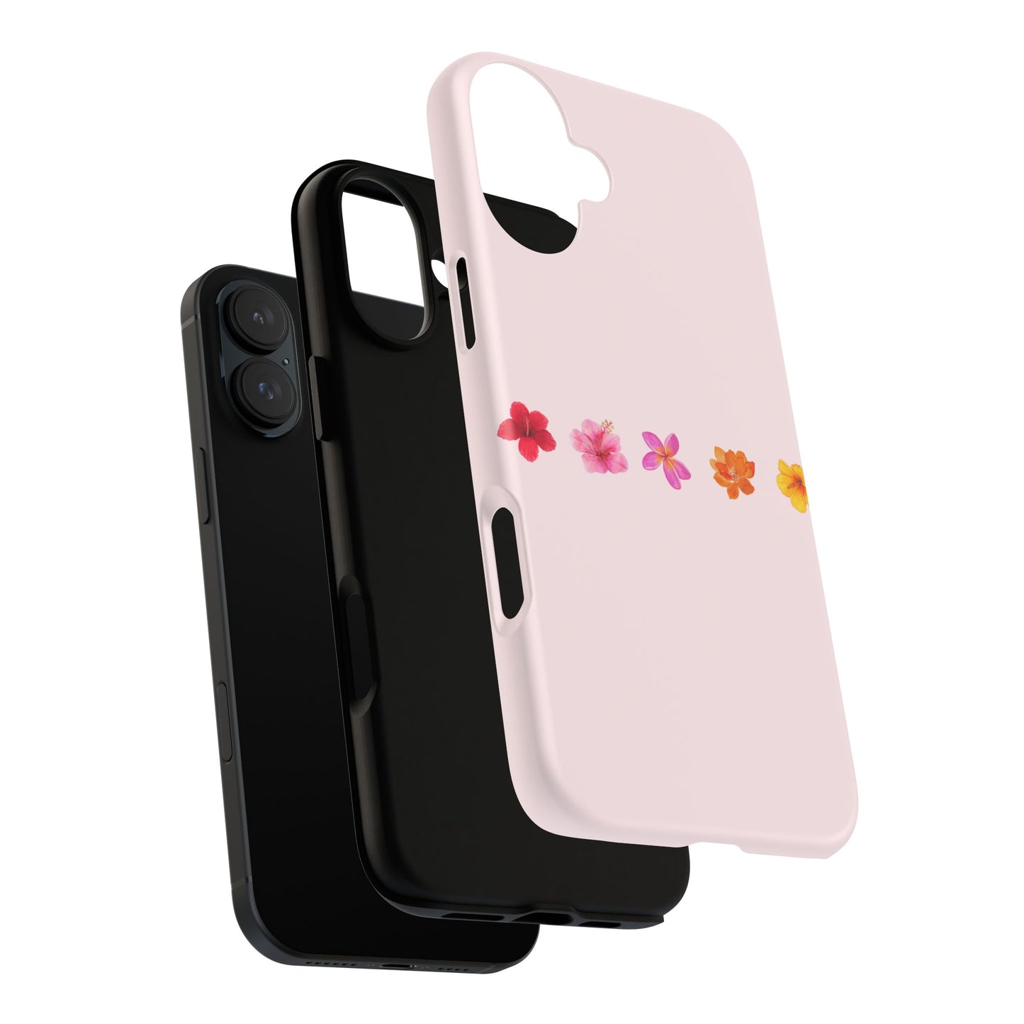 iPHONE Flower-Patterned Phone Case l Tough Cases for Women