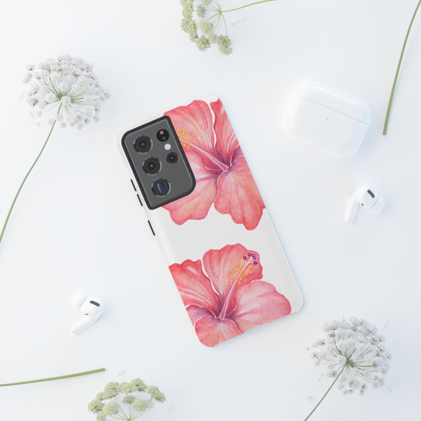 SAMSUNG Hibiscus Tough Case l Summer Vibe Mobile Case
