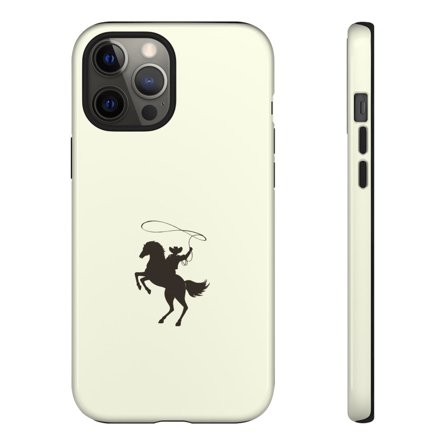 iPHONE Western Horse Rider Phone Case l Durable Phone Cover, Cowboy Style, Tough Case