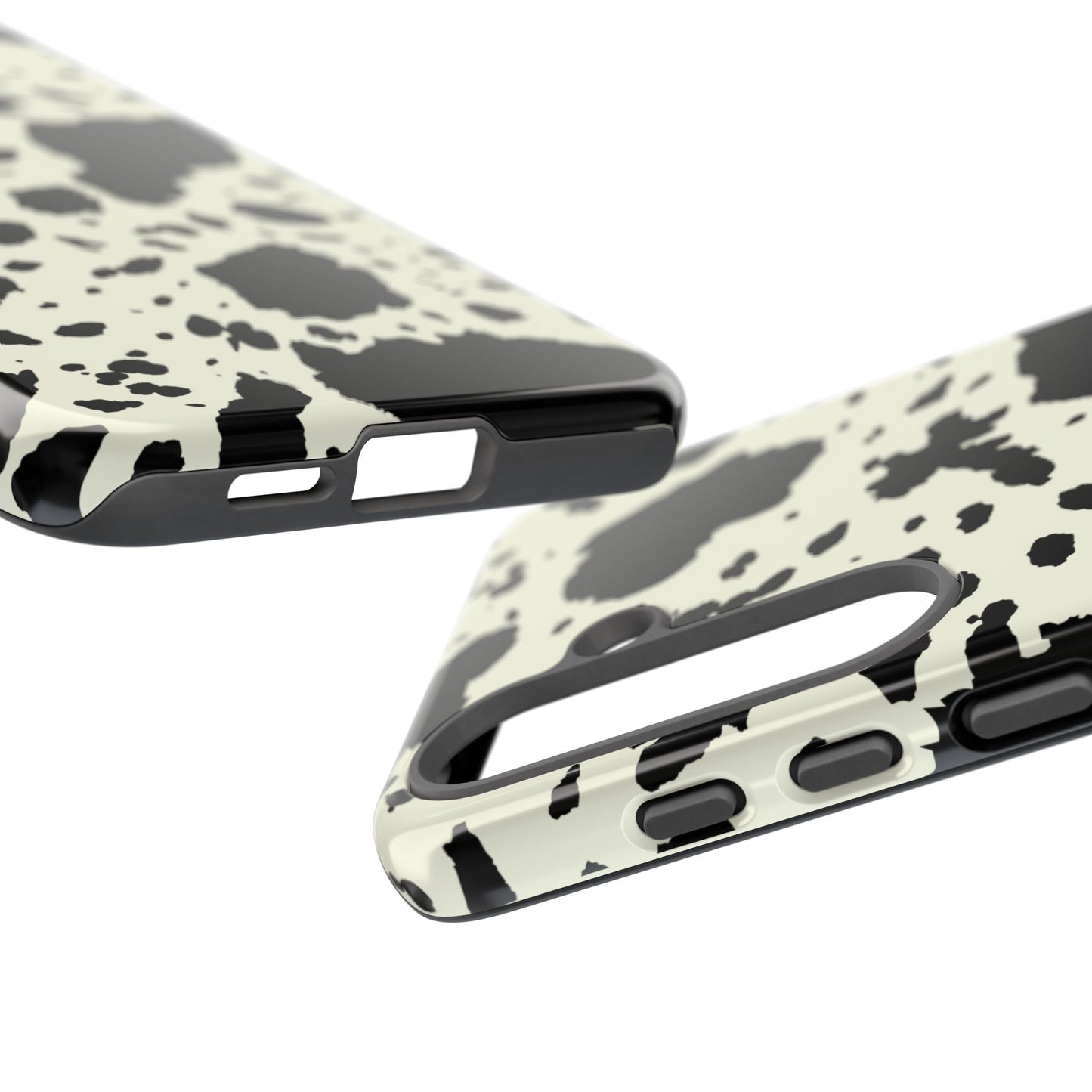 SAMSUNG Cow Print Tough Phone Cases l Durable Protection