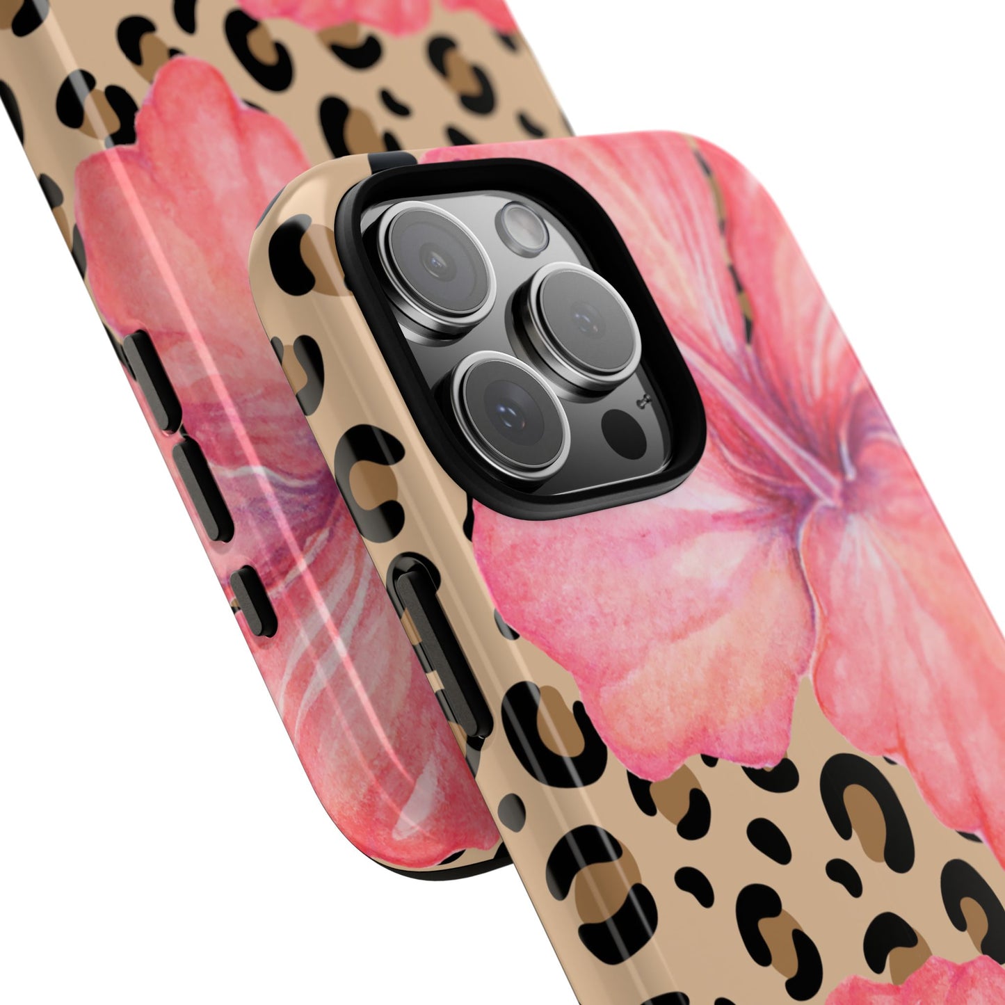 Leopard and Hibiscus iPHONE Tough Cases l Perfect for the Summer