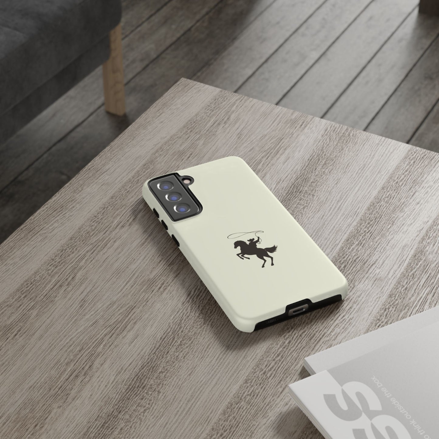 SAMSUNG Western Horse Rider Phone Case l Durable Phone Cover, Cowboy Style, Tough Case