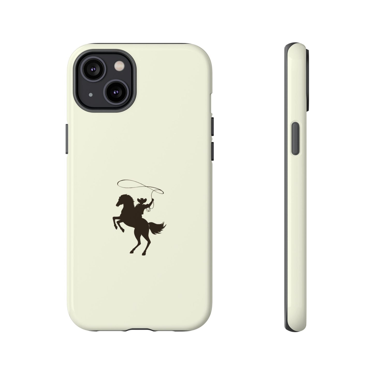 iPHONE Western Horse Rider Phone Case l Durable Phone Cover, Cowboy Style, Tough Case