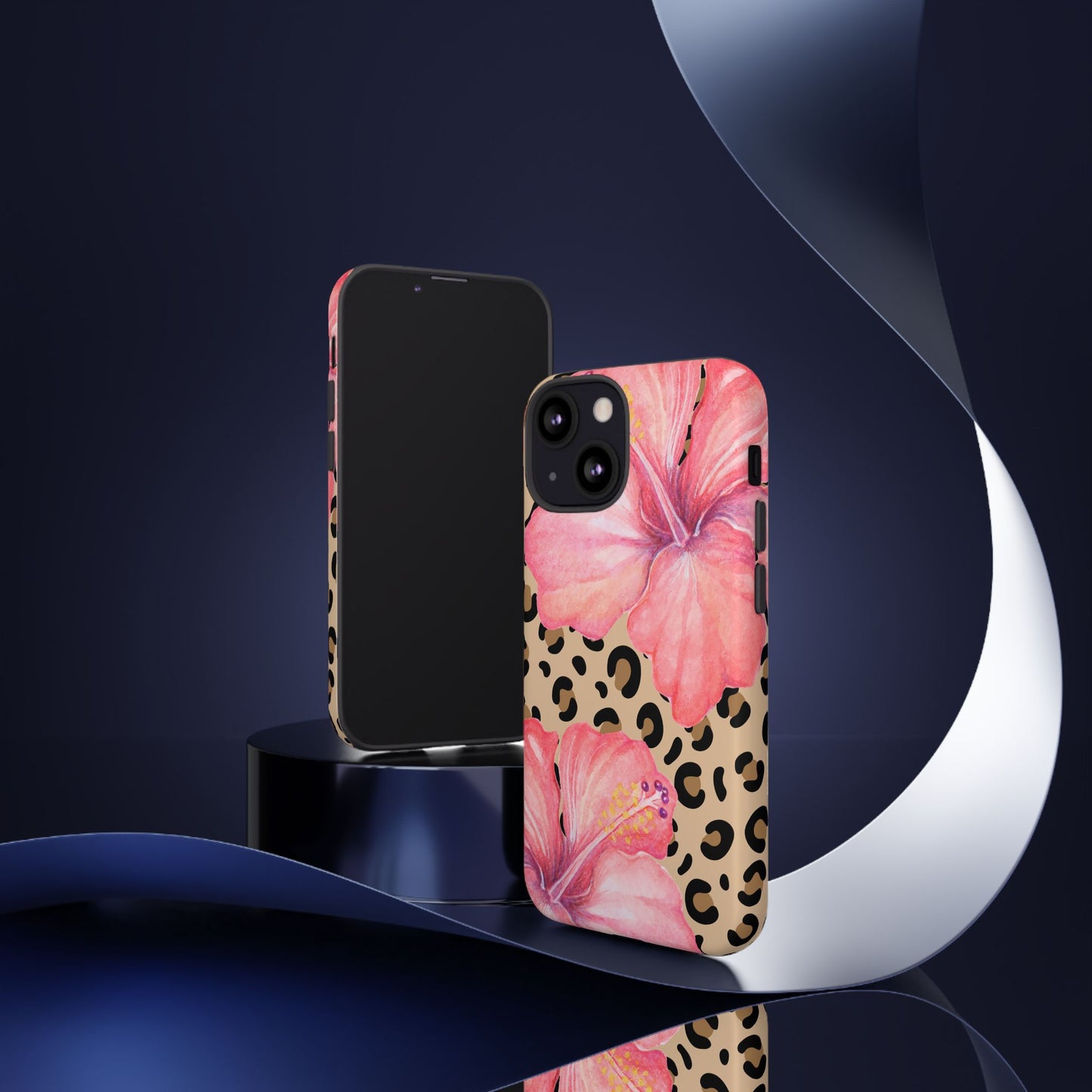 Leopard and Hibiscus iPHONE Tough Cases l Perfect for the Summer