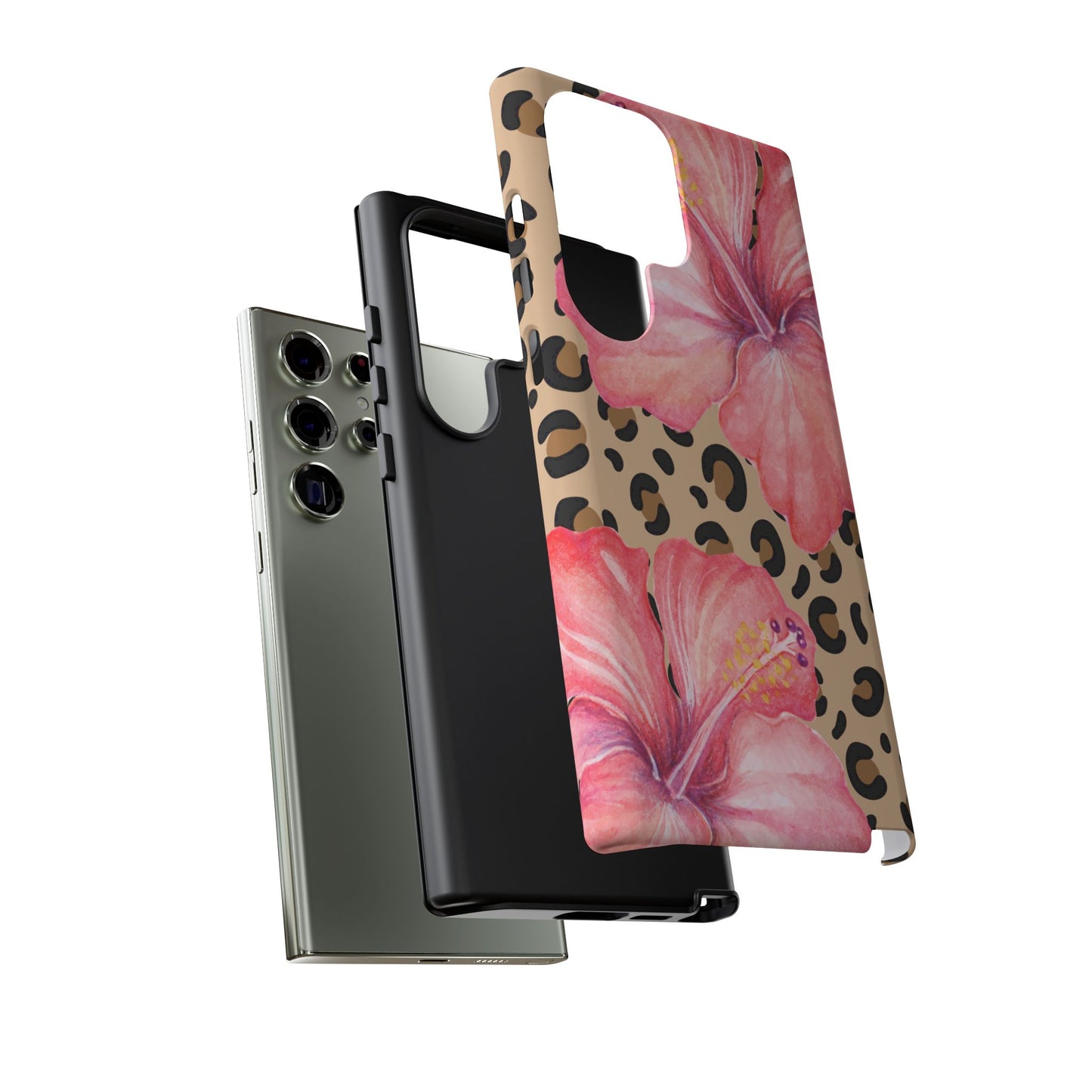 Leopard and Hibiscus SAMSUNG Tough Cases l Perfect for the Summer