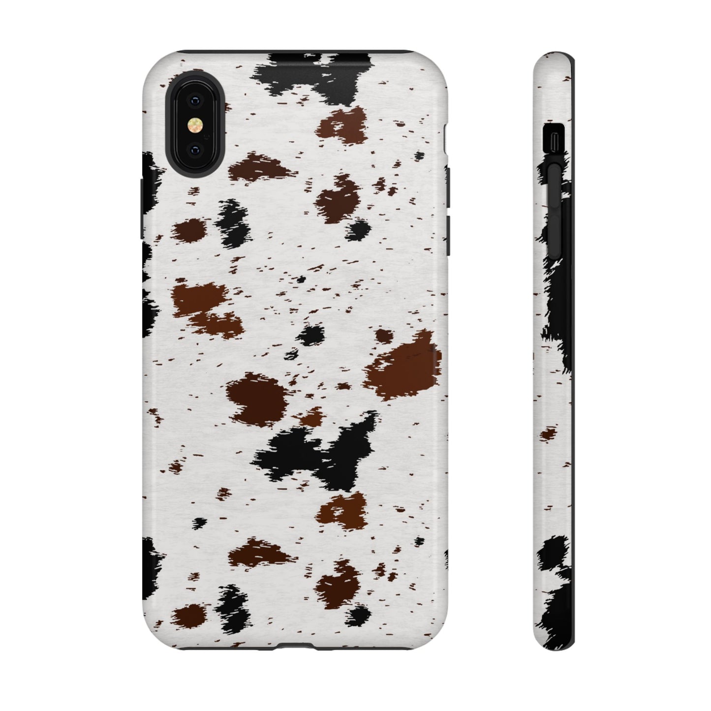 iPHONE Cow Print Tough Phone Case l GIFT FOR HIM AND HER
