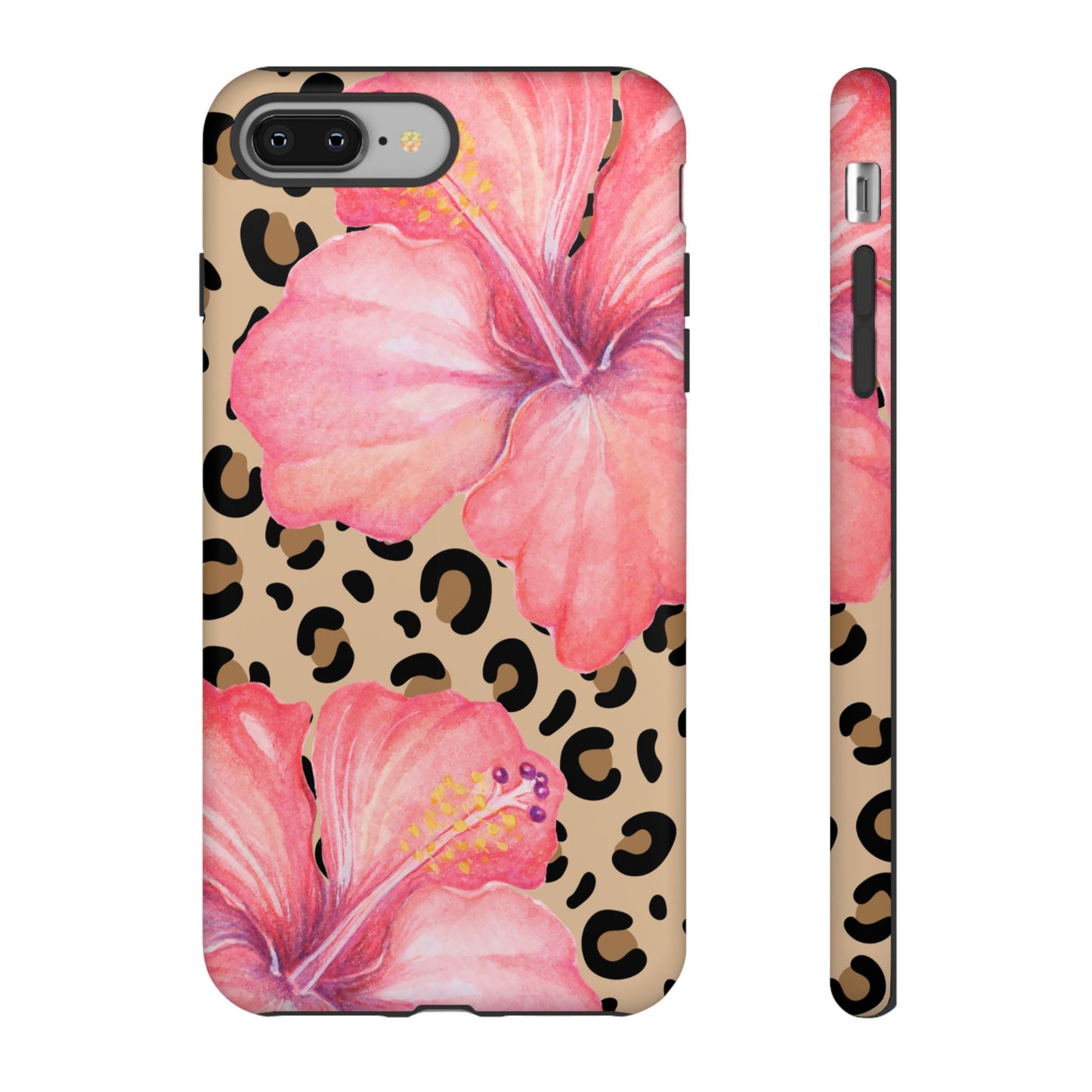 Leopard and Hibiscus iPHONE Tough Cases l Perfect for the Summer