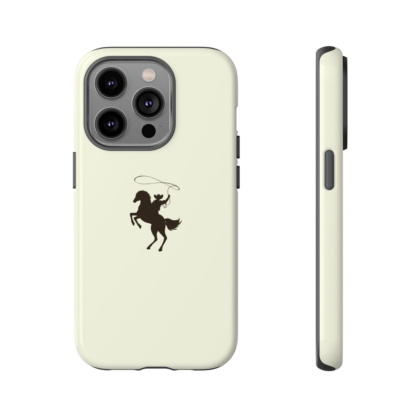 iPHONE Western Horse Rider Phone Case l Durable Phone Cover, Cowboy Style, Tough Case