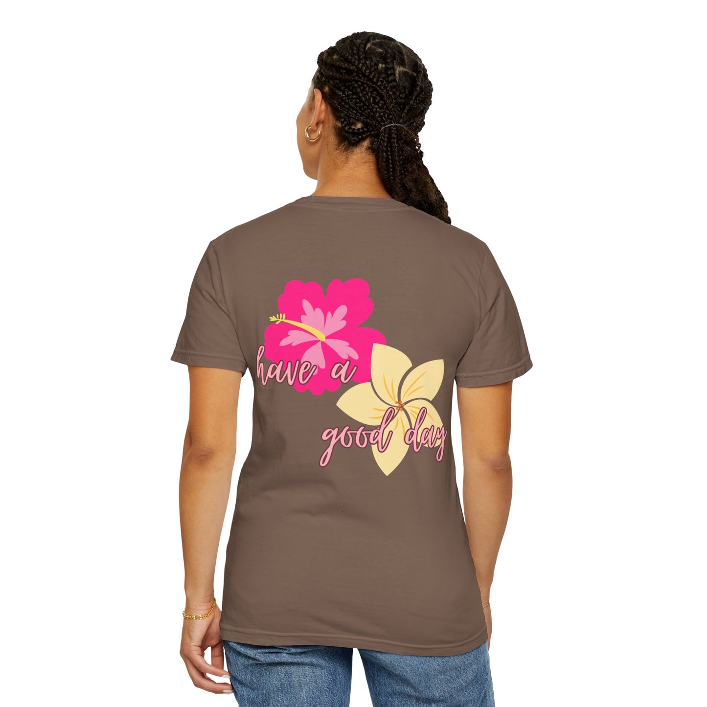 T-Shirt with Floral Print l Cheery Apparel for Summer, Casual Style