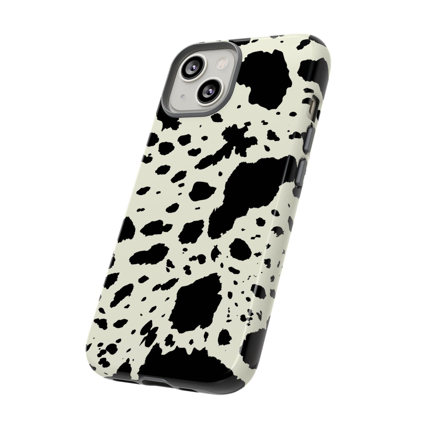 iPHONE Cow Print Tough Phone Cases l Durable Protection