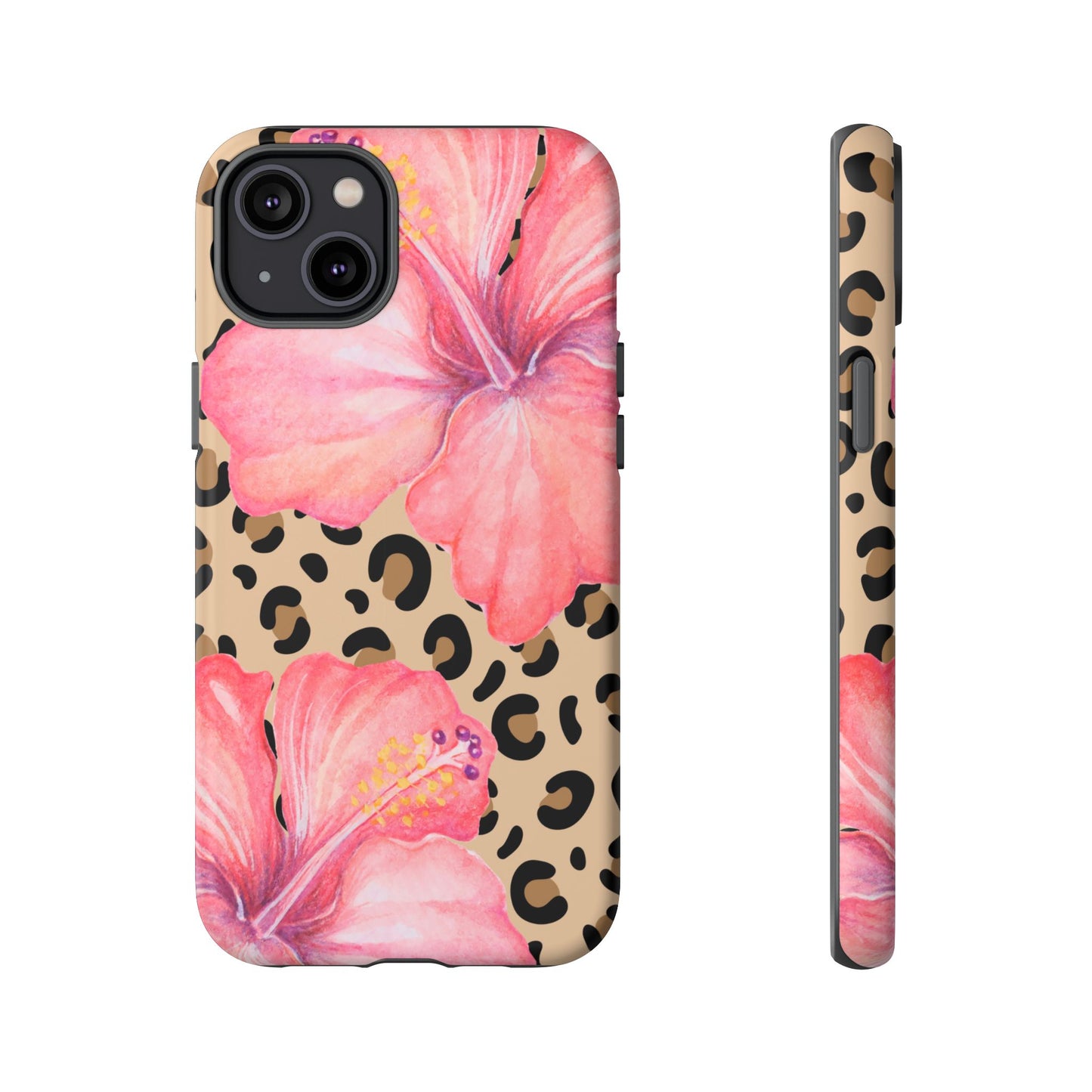 Leopard and Hibiscus iPHONE Tough Cases l Perfect for the Summer