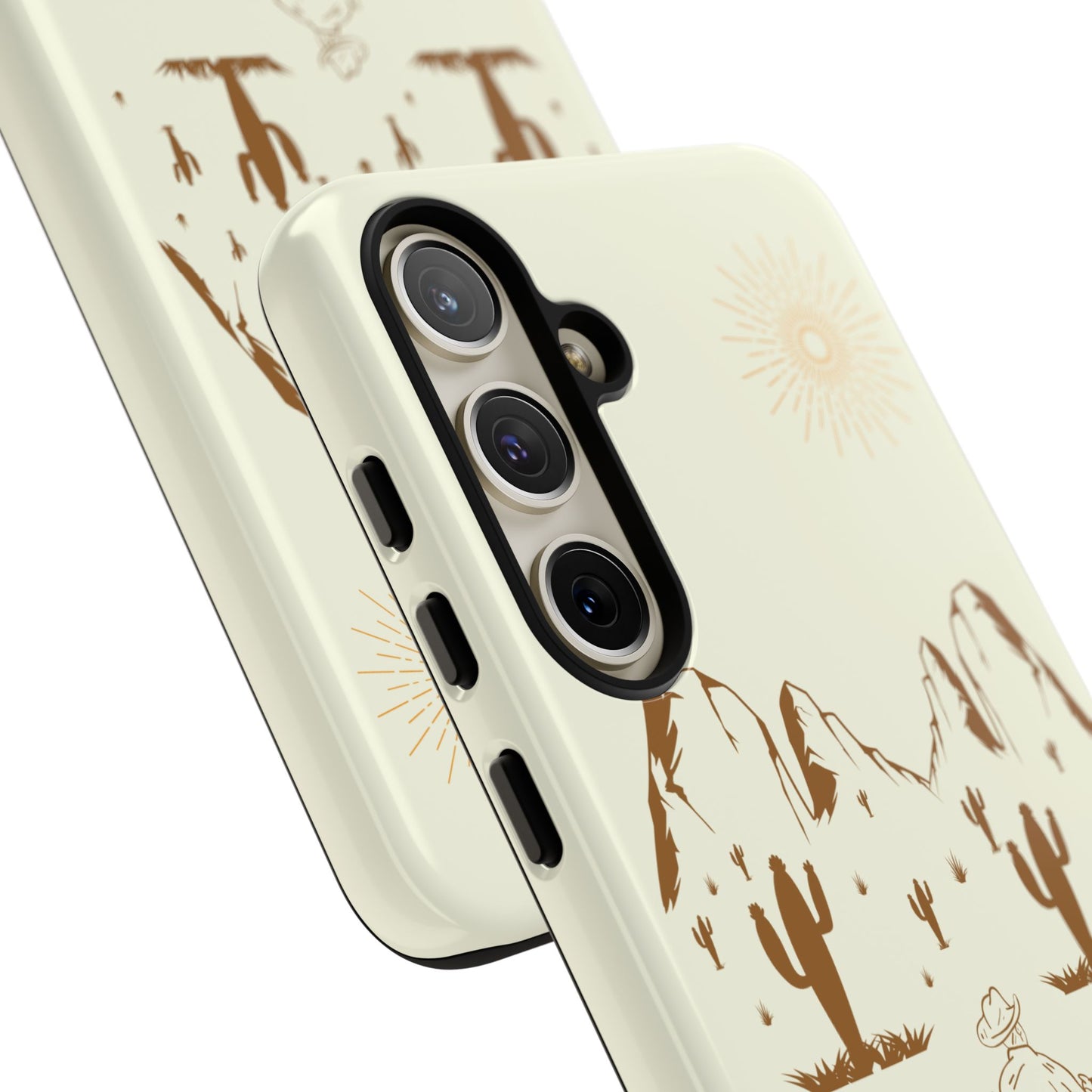 SAMSUNG Cowboy Riding into the Sunset Tough Phone Case