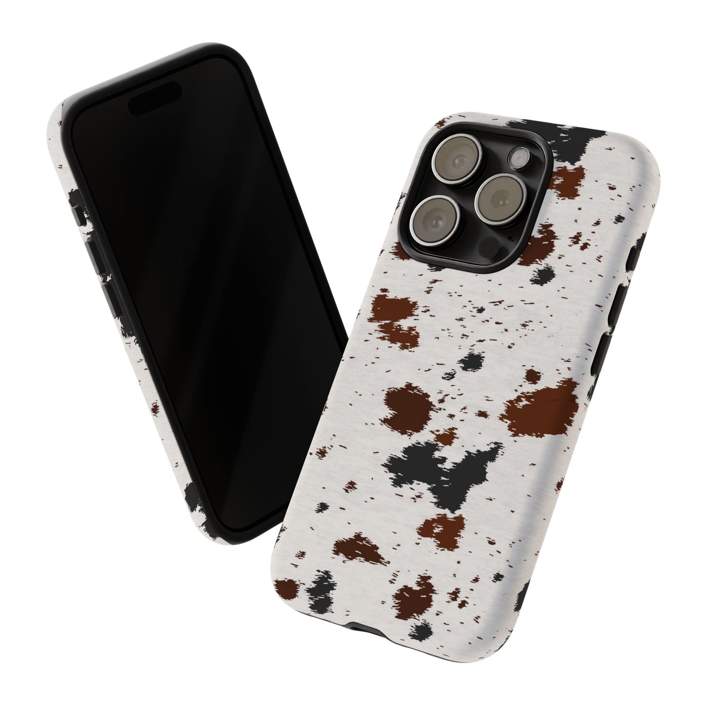 iPHONE Cow Print Tough Phone Case l GIFT FOR HIM AND HER