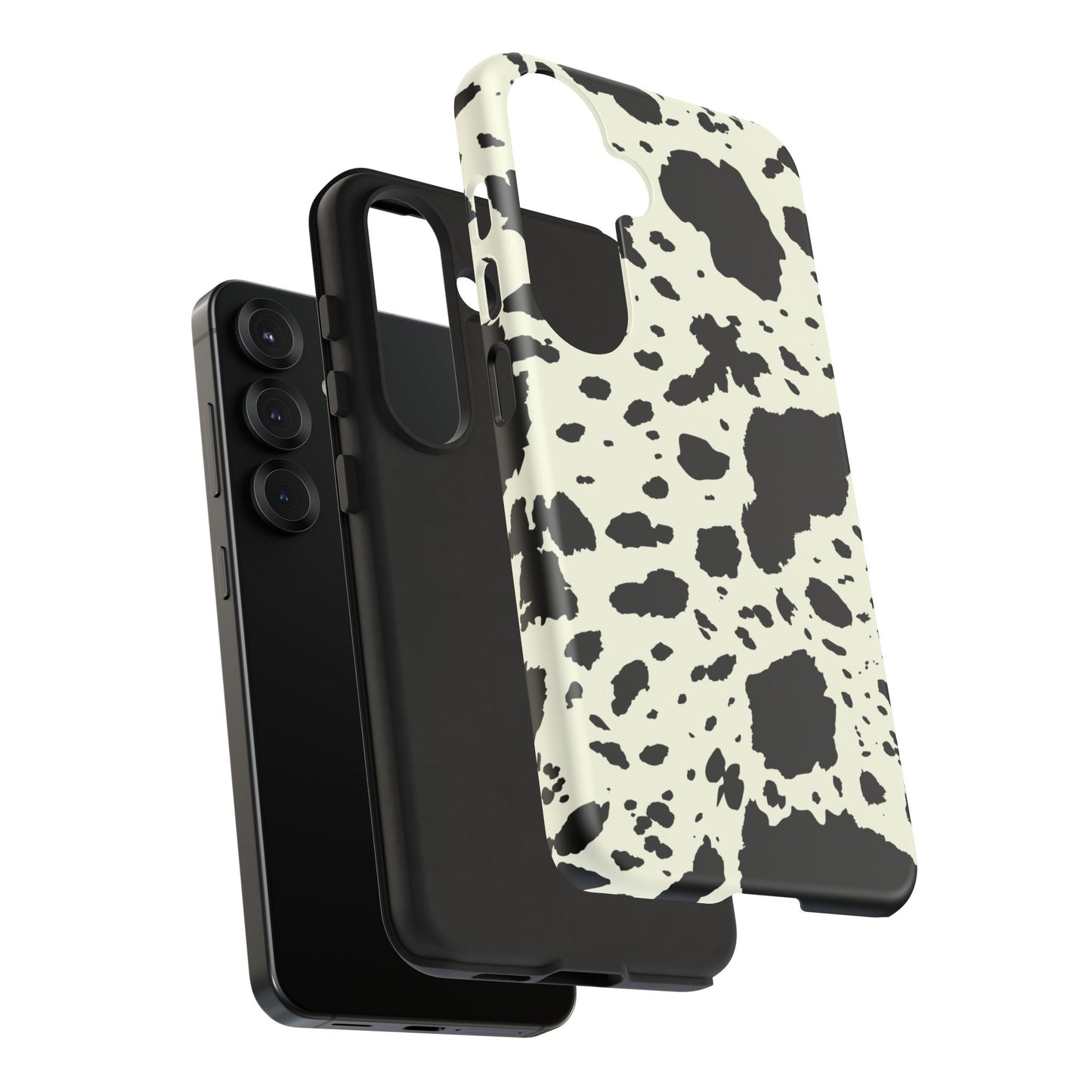 SAMSUNG Cow Print Tough Phone Cases l Durable Protection