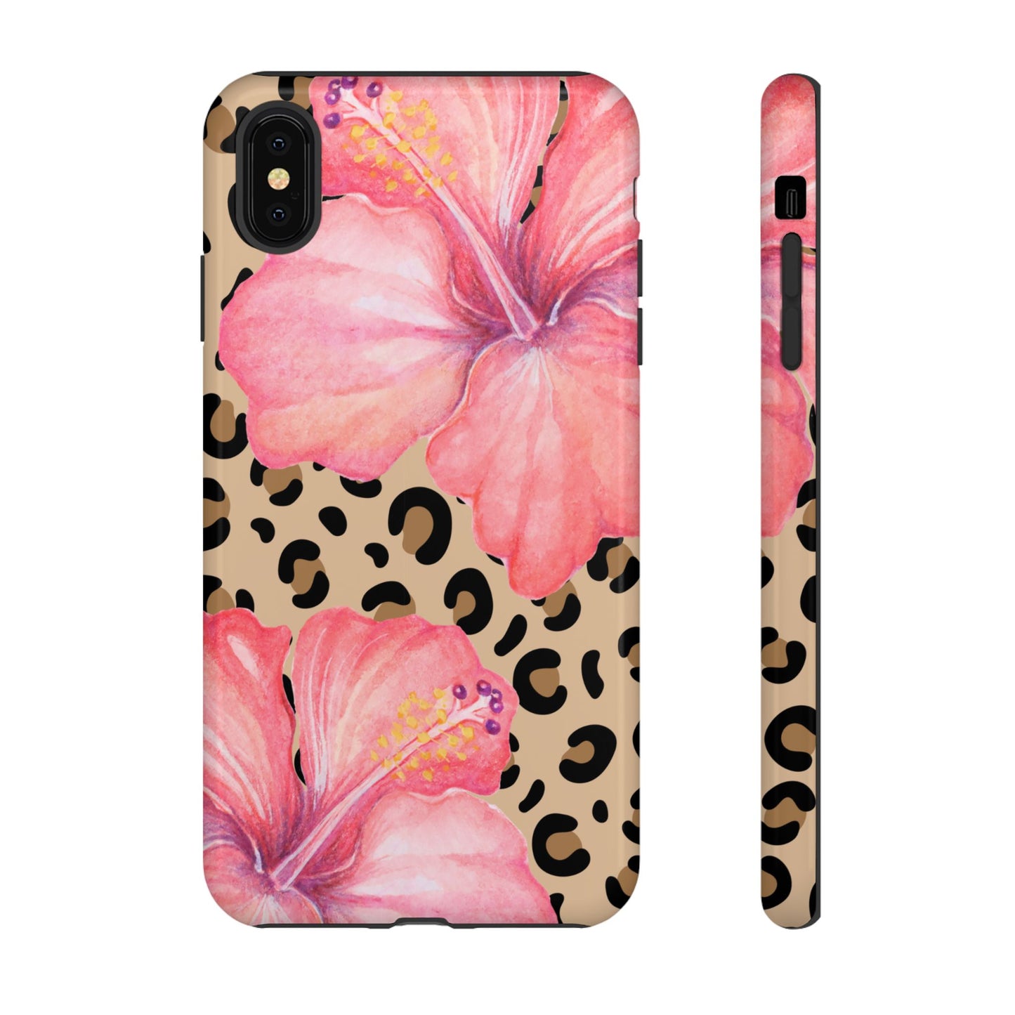 Leopard and Hibiscus iPHONE Tough Cases l Perfect for the Summer
