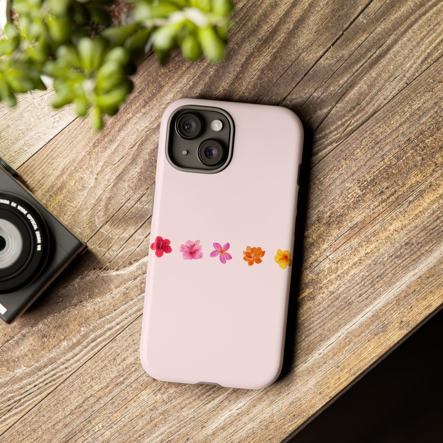iPHONE Flower-Patterned Phone Case l Tough Cases for Women