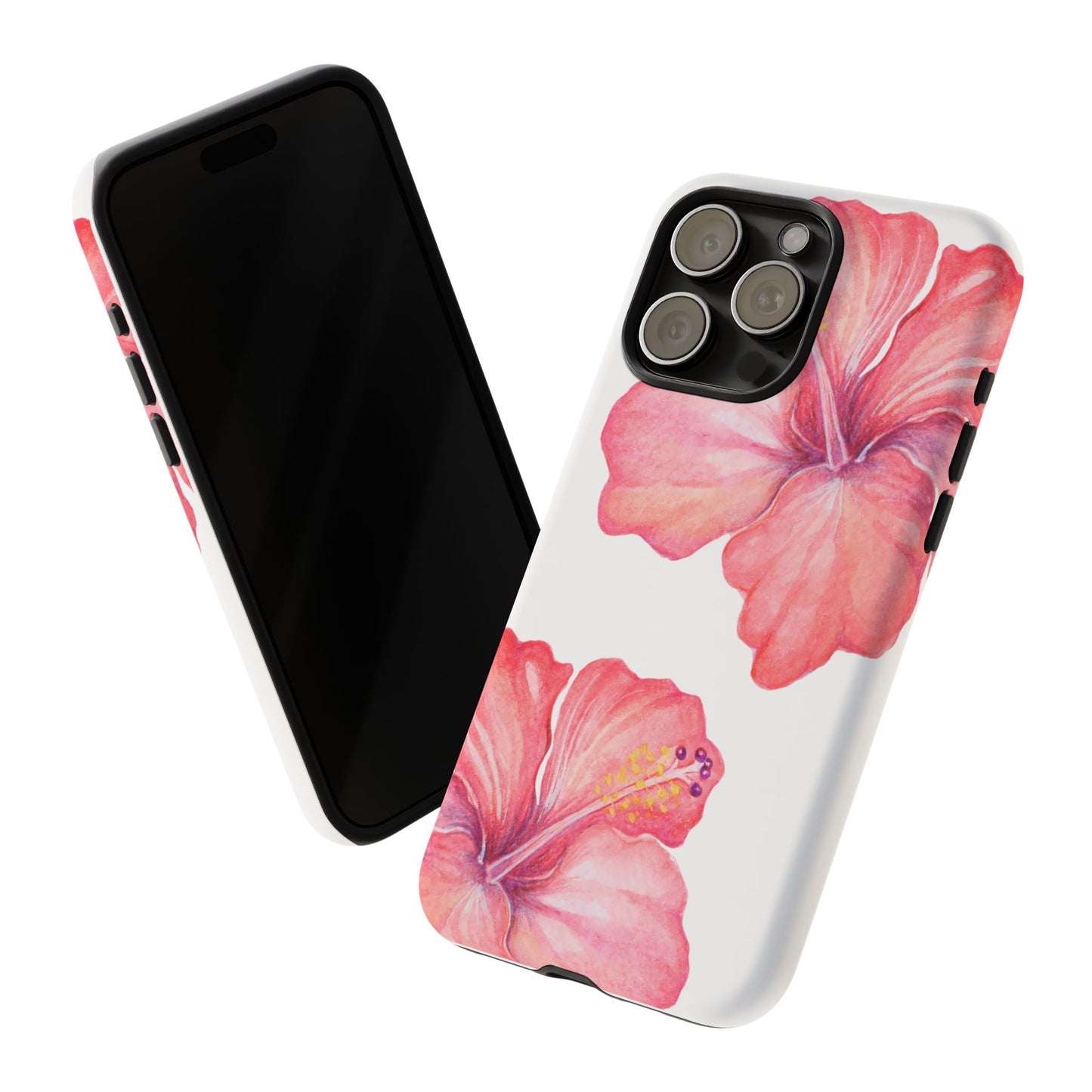 iPHONE Hibiscus Tough Case l Summer Vibe Mobile Case