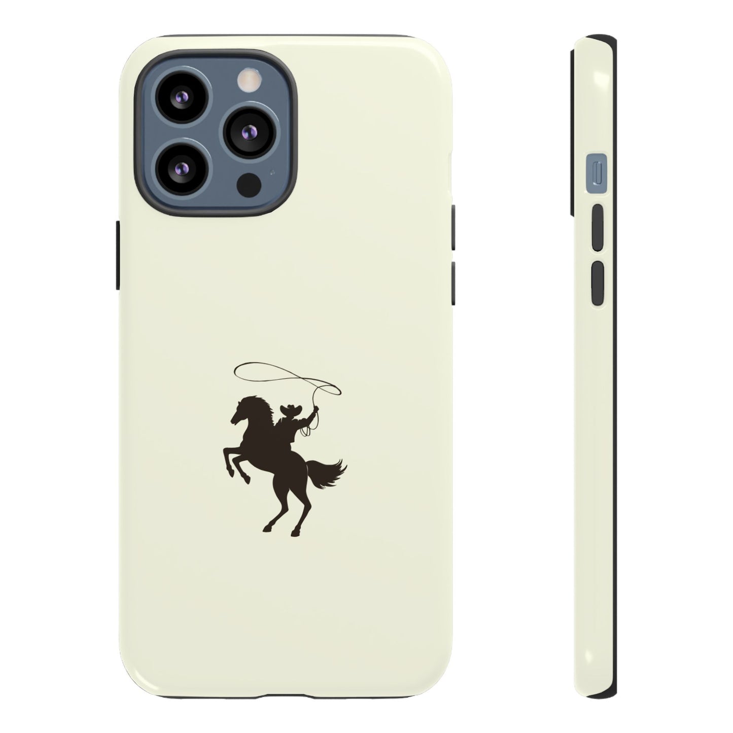 iPHONE Western Horse Rider Phone Case l Durable Phone Cover, Cowboy Style, Tough Case