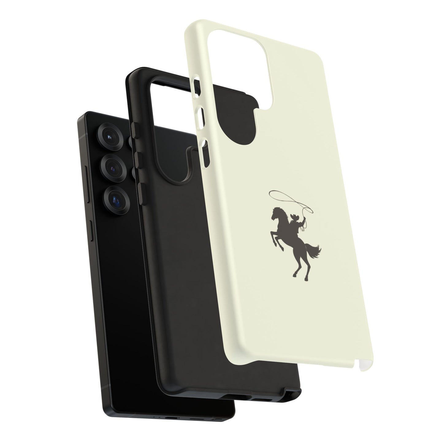 SAMSUNG Western Horse Rider Phone Case l Durable Phone Cover, Cowboy Style, Tough Case
