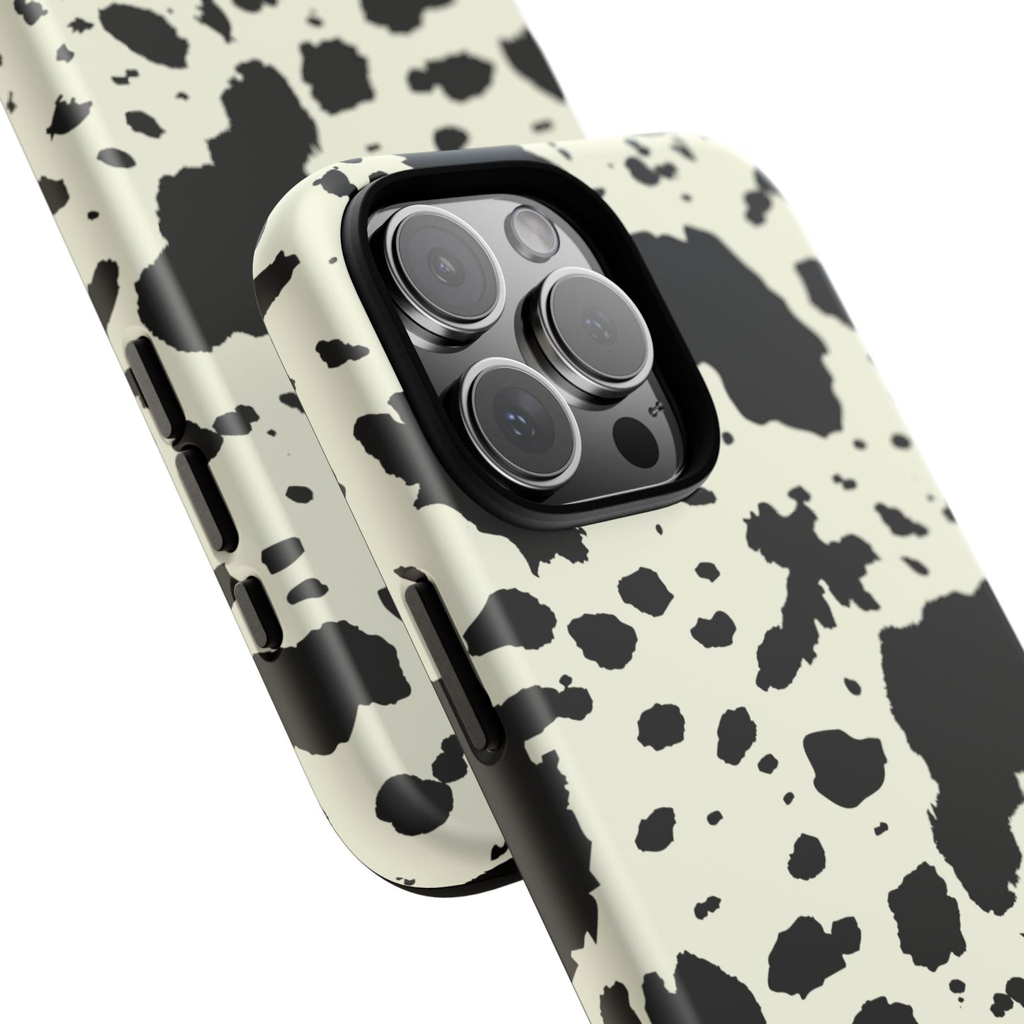 iPHONE Cow Print Tough Phone Cases l Durable Protection