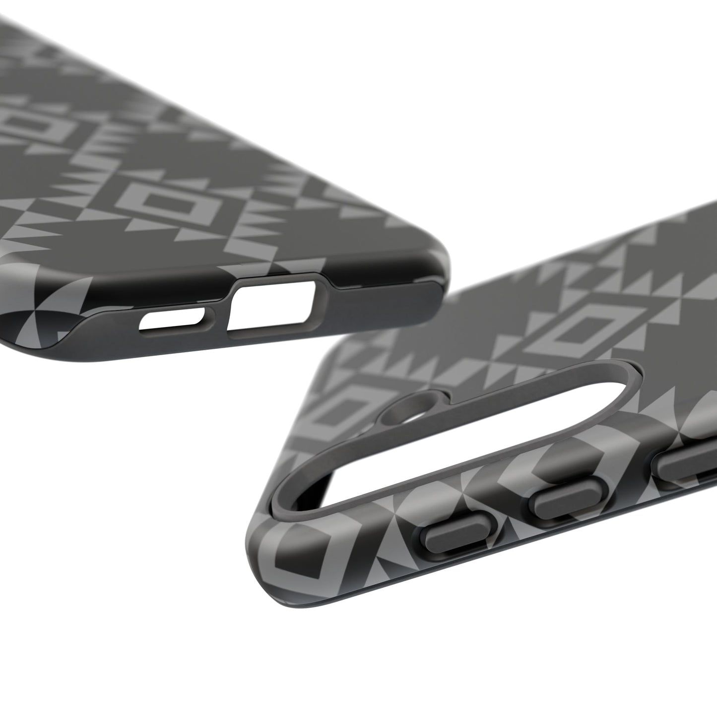SAMSUNG Tribal Pattern Black and Grey Tough Phone Case | MADE FOR HIM AND HER