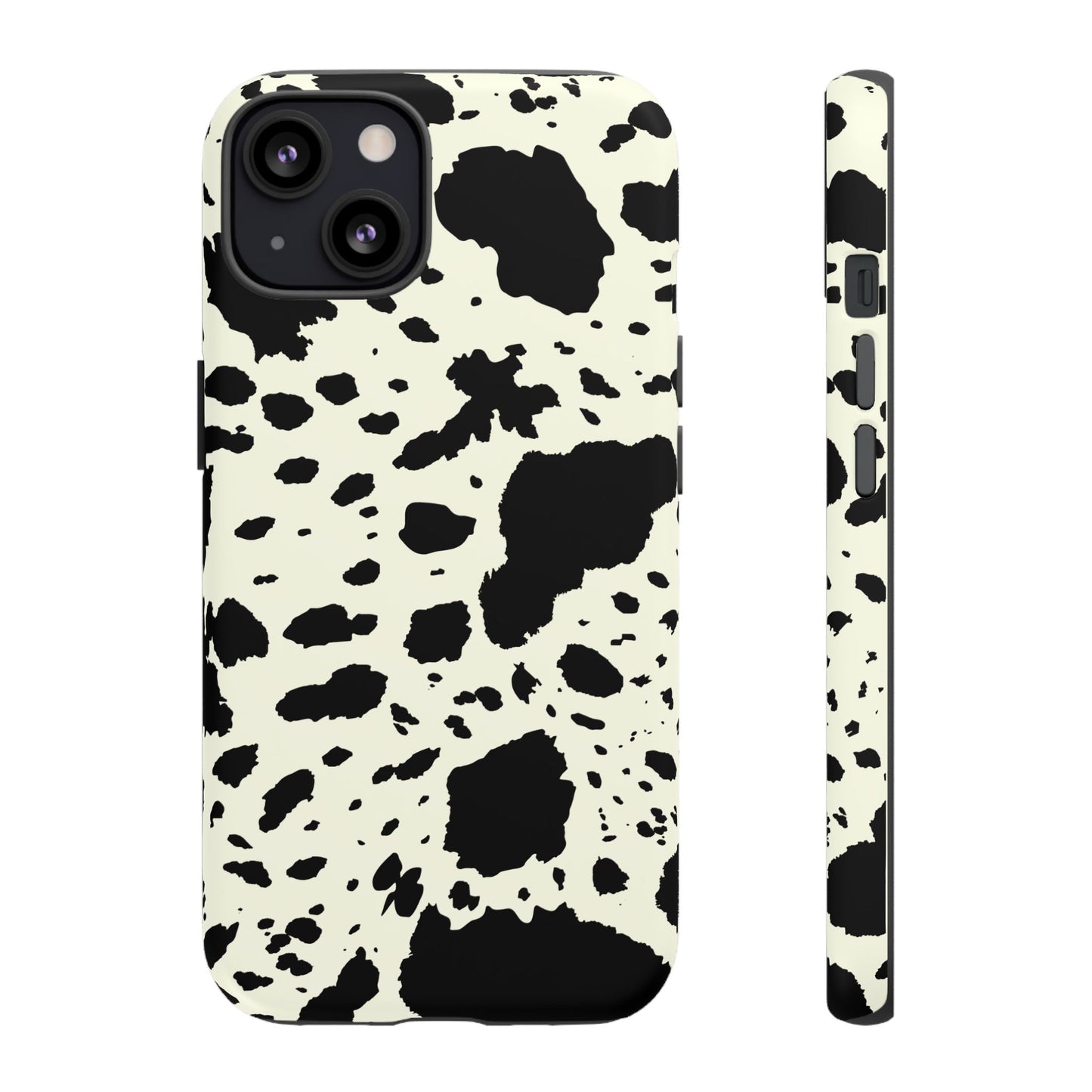 iPHONE Cow Print Tough Phone Cases l Durable Protection