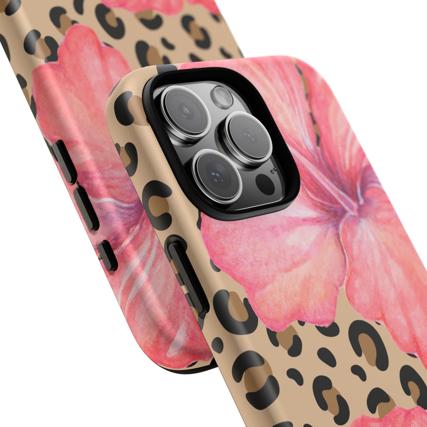 Leopard and Hibiscus iPHONE Tough Cases l Perfect for the Summer