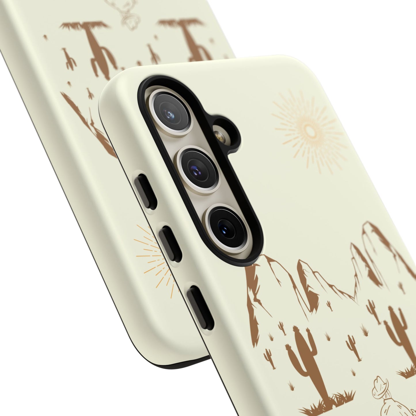 SAMSUNG Cowboy Riding into the Sunset Tough Phone Case