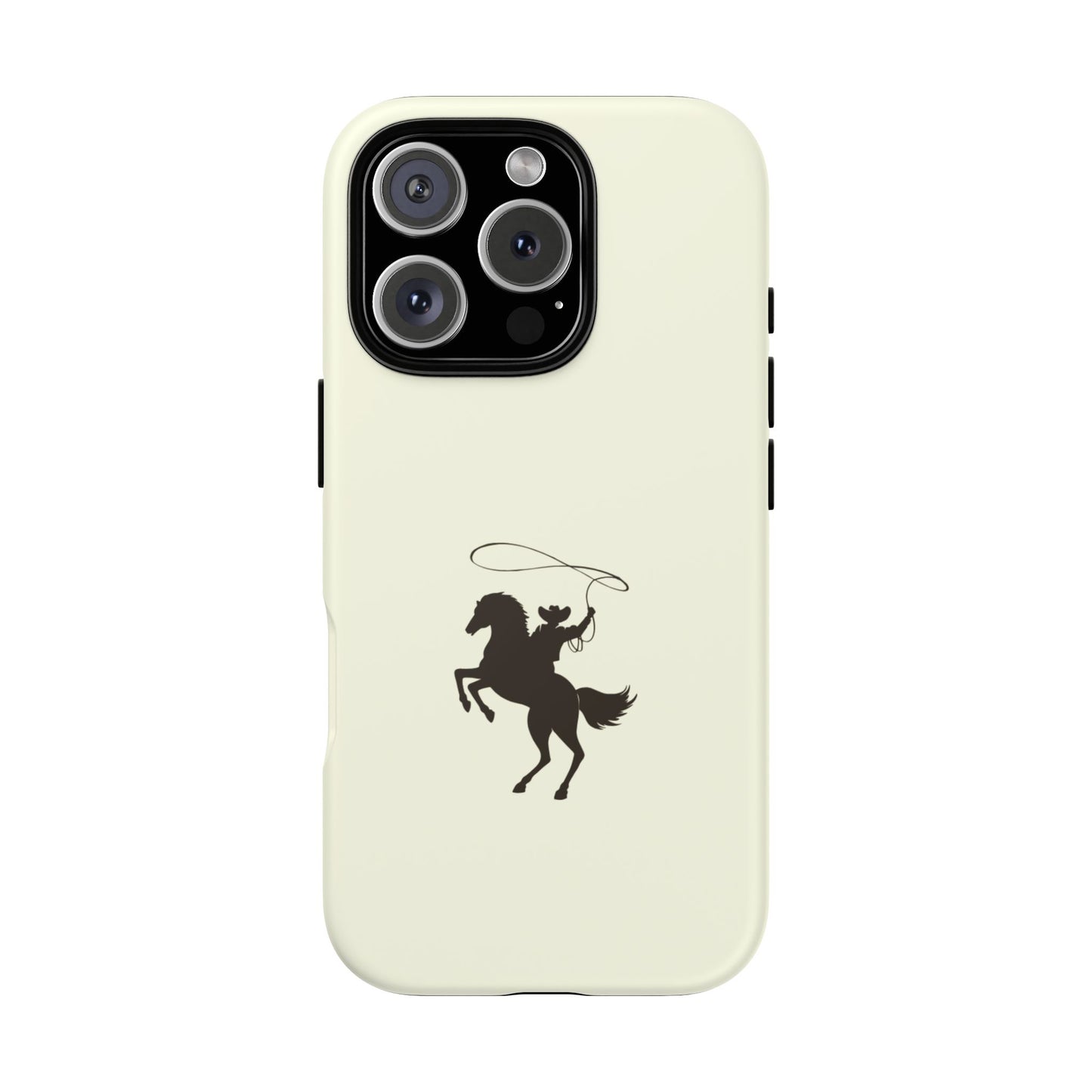 iPHONE Western Horse Rider Phone Case l Durable Phone Cover, Cowboy Style, Tough Case