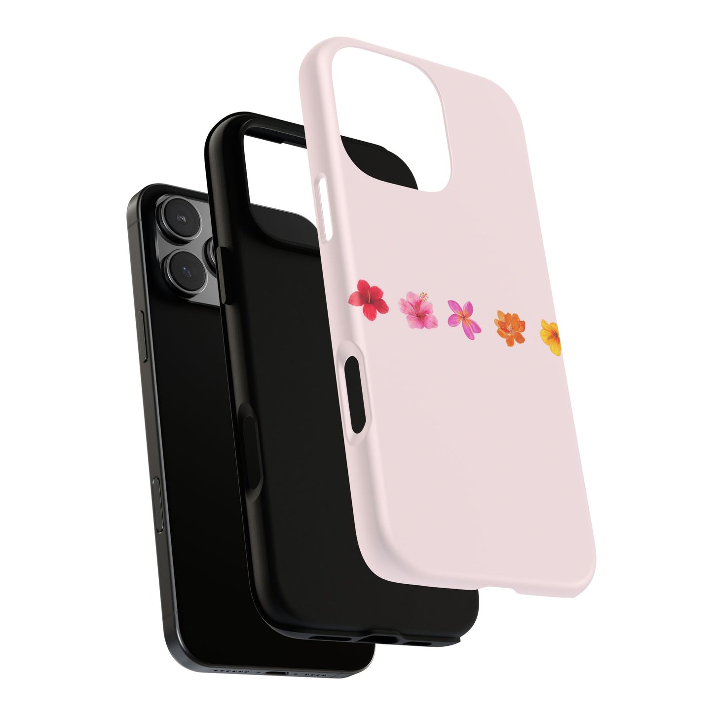 iPHONE Flower-Patterned Phone Case l Tough Cases for Women