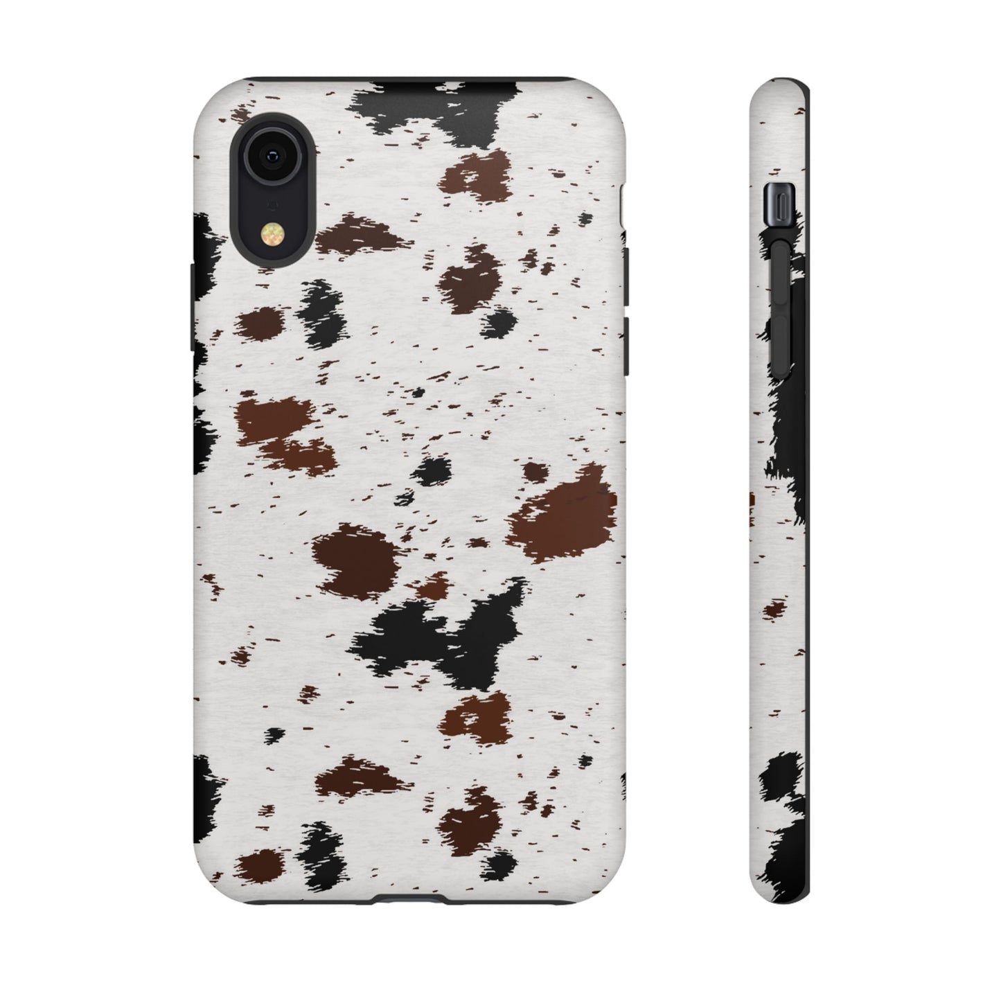 iPHONE Cow Print Tough Phone Case l GIFT FOR HIM AND HER