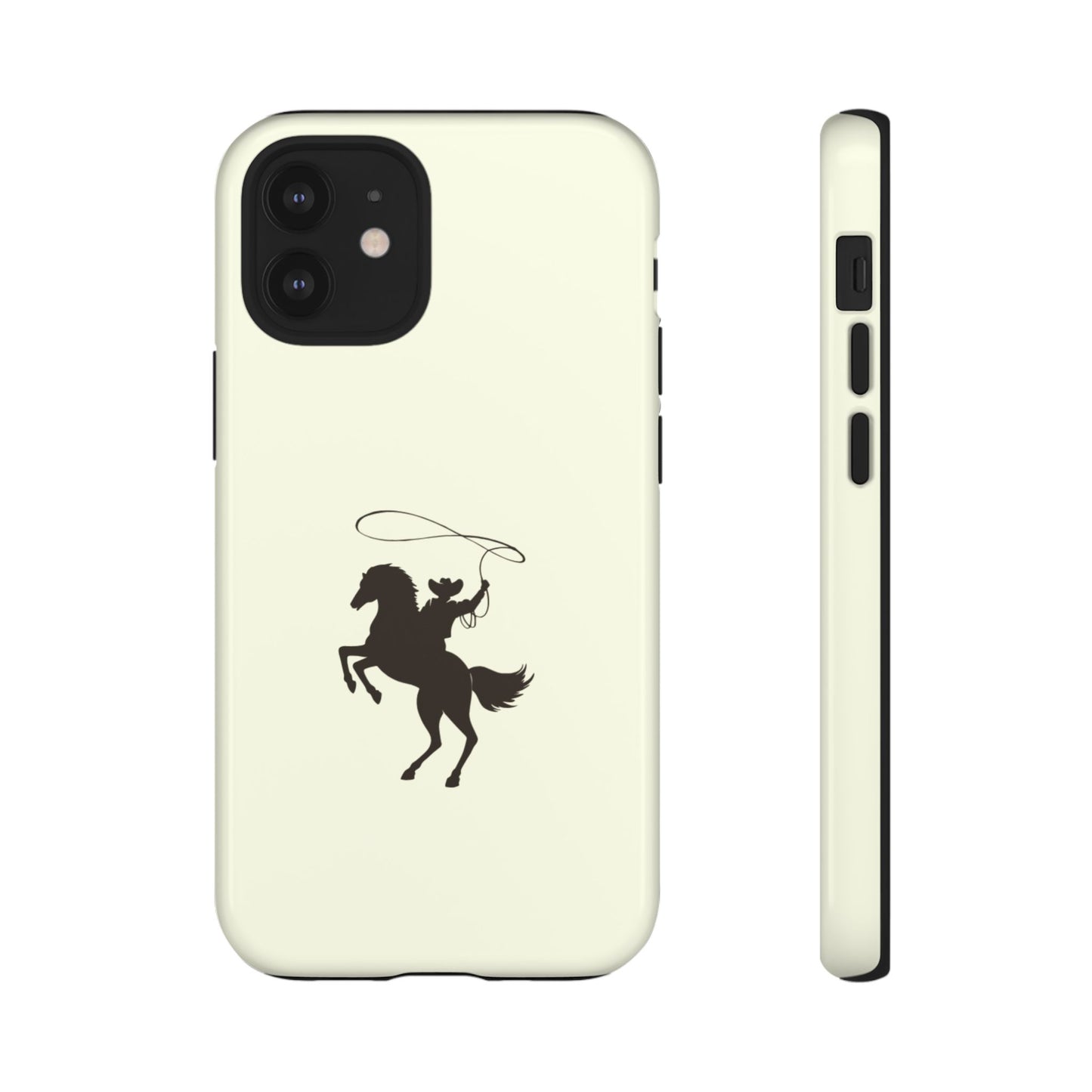 iPHONE Western Horse Rider Phone Case l Durable Phone Cover, Cowboy Style, Tough Case