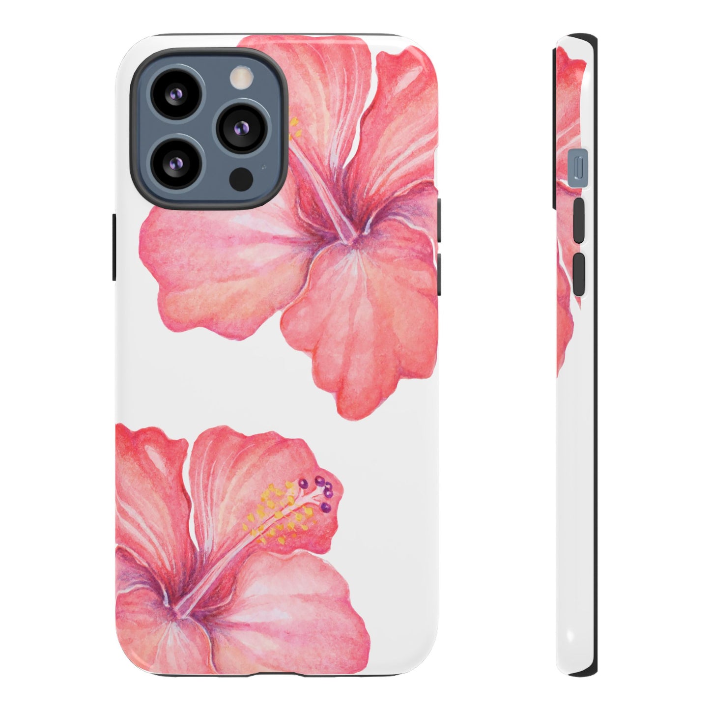 iPHONE Hibiscus Tough Case l Summer Vibe Mobile Case
