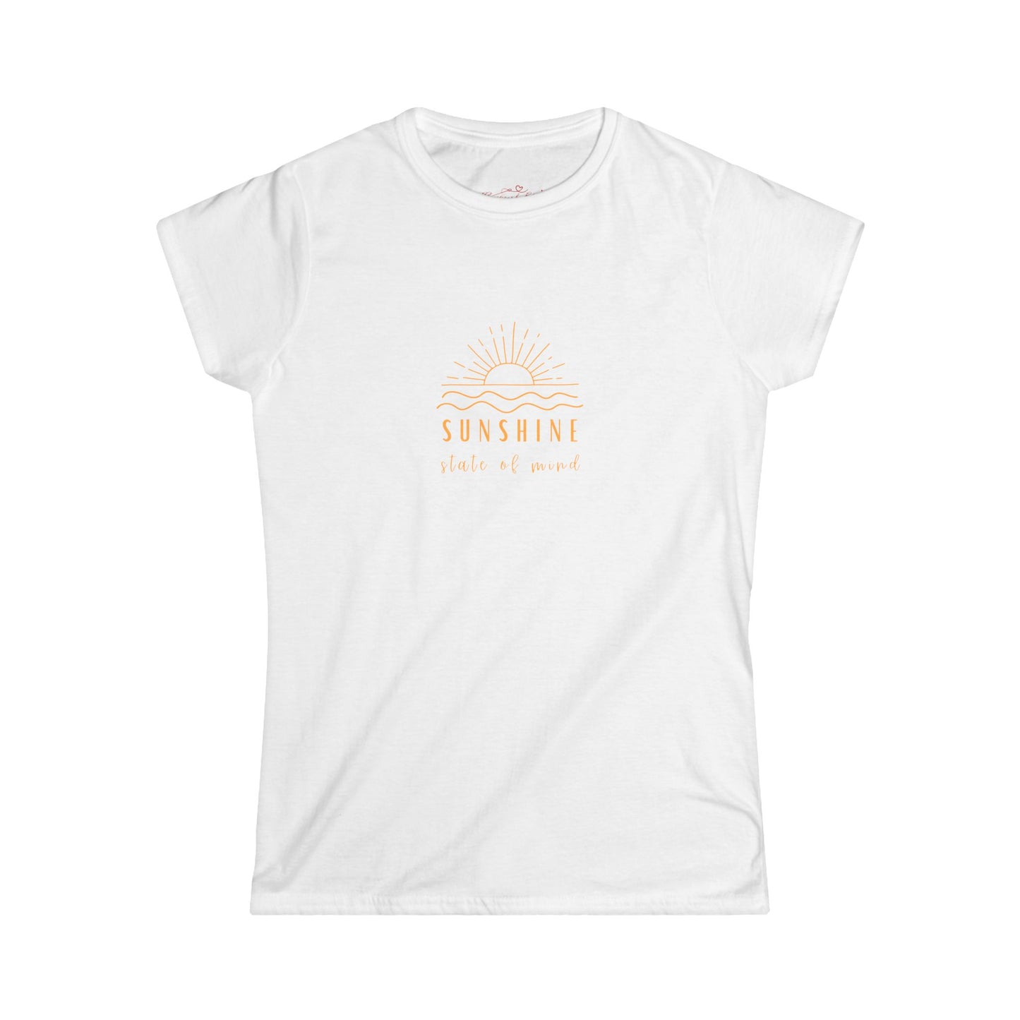 Sunshine Women's Softstyle Tee - Bright and Cheerful Top for Summer Days