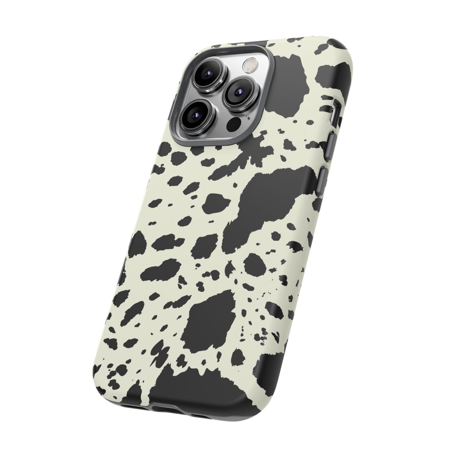 iPHONE Cow Print Tough Phone Cases l Durable Protection