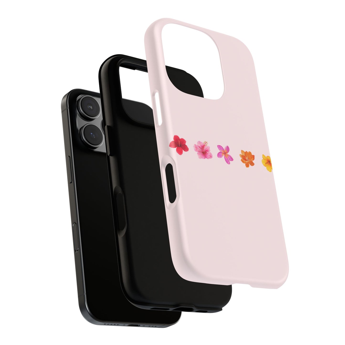 iPHONE Flower-Patterned Phone Case l Tough Cases for Women